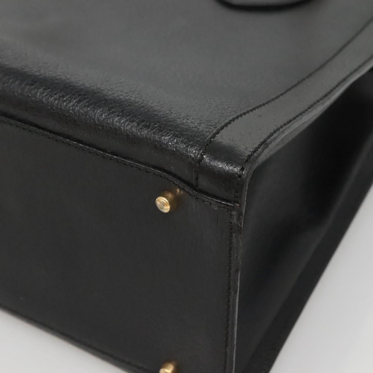 Gucci GUCCI Bamboo Hand Bag Leather Black Gold 002 1095 002 1095 Size ONE SIZE - 10 Thumbnail