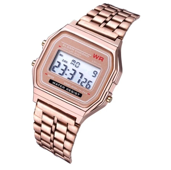 Casio Y2K 2000s vintage retro silver stainless steel digital watch Size ONE SIZE - 4 Thumbnail