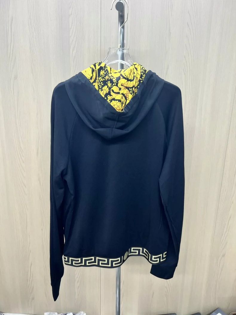 Versace Versace Phnom Penh Baroque Hooded Sweatshirt Jacket Size US XL / EU 56 / 4 - 4 Thumbnail