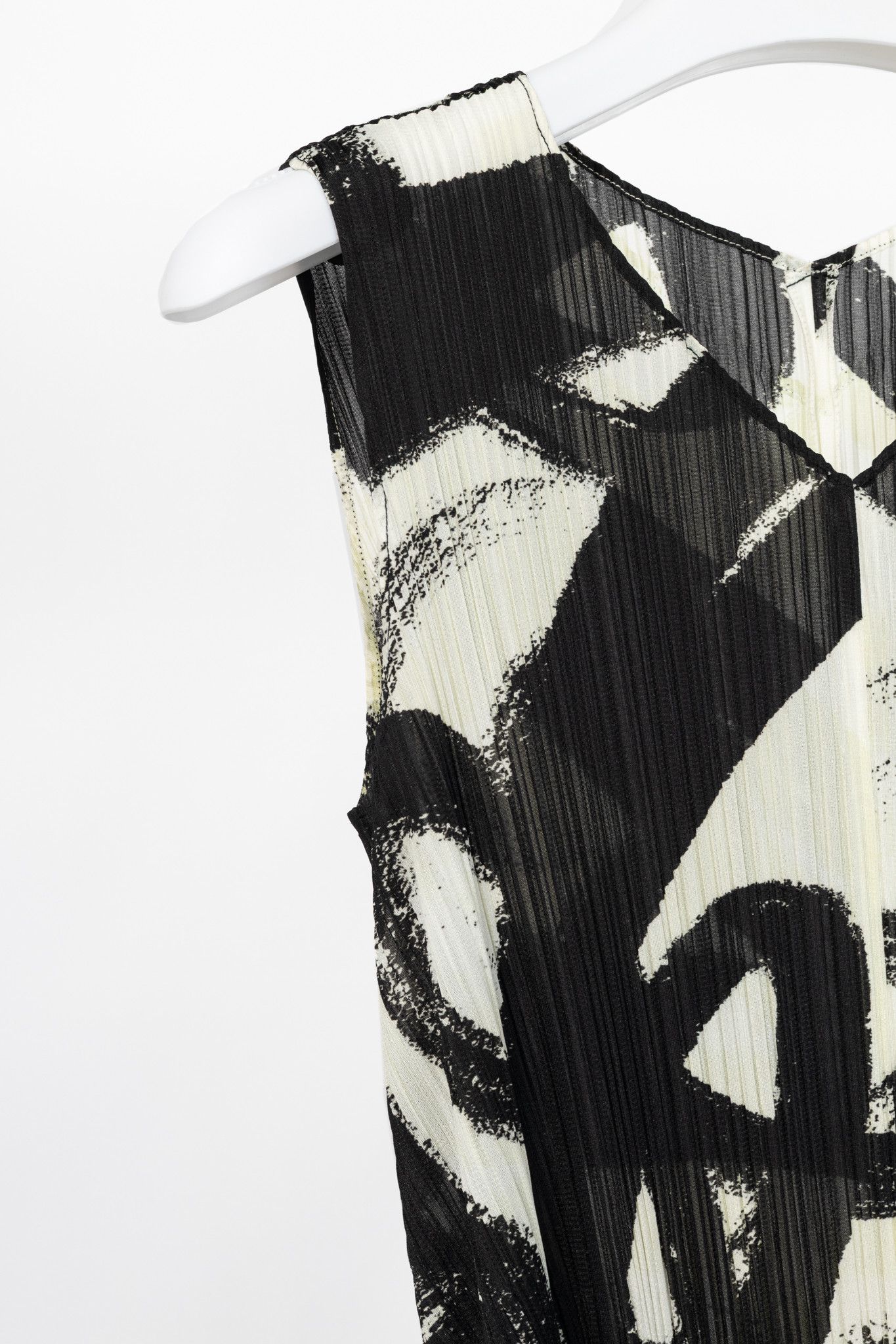 Pleats Please Issey Miyake Pleats Please Issey Miyake Spin Printed Midi Swing Dress Size XL / US 12-14 / IT 48-50 - 4 Thumbnail