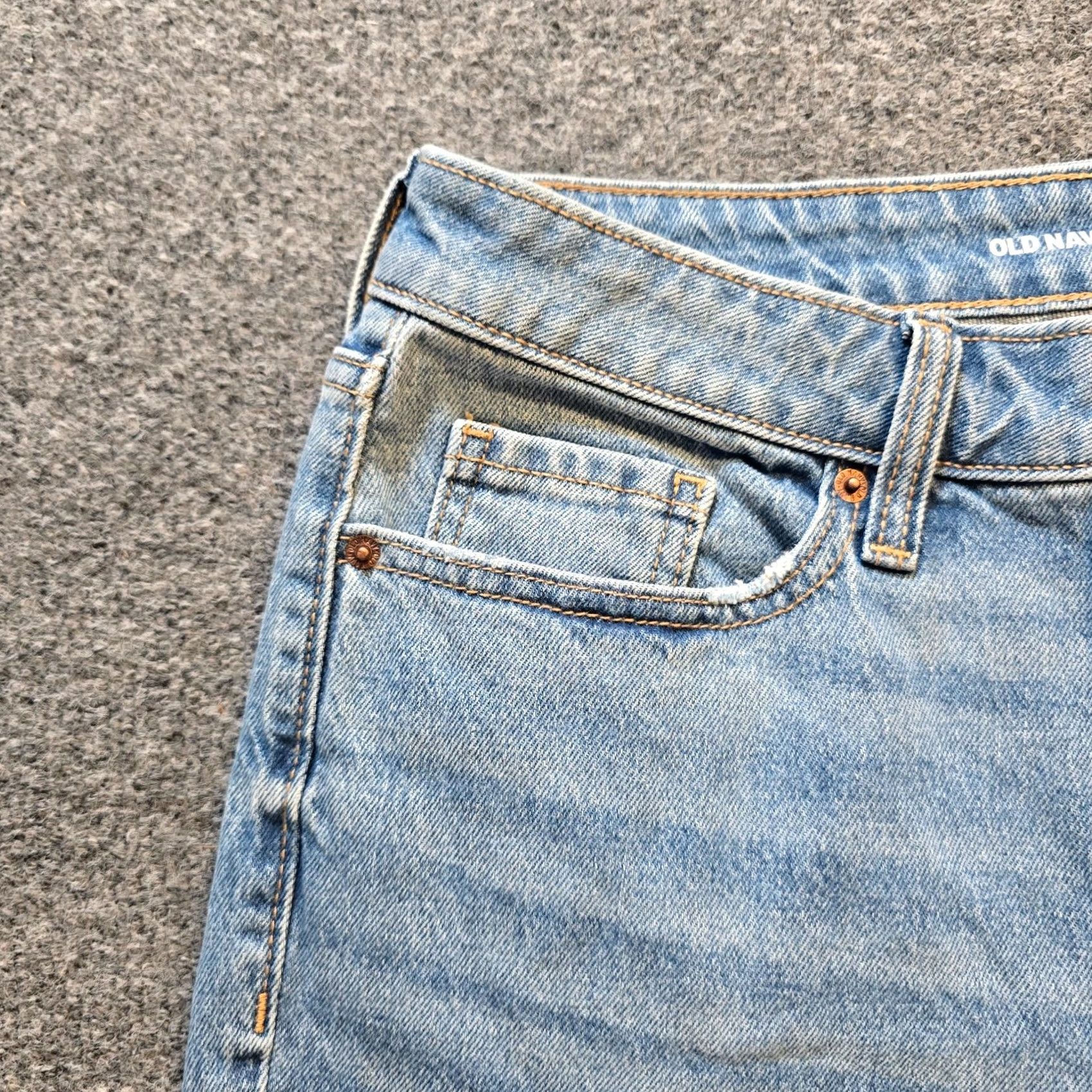 Old Navy Old Navy Jeans Womens Size 10 Blue OG Straight Light Wash Baggy Casual Capsule Jeans Women Size 32" / US 10 / IT 46 - 3 Thumbnail