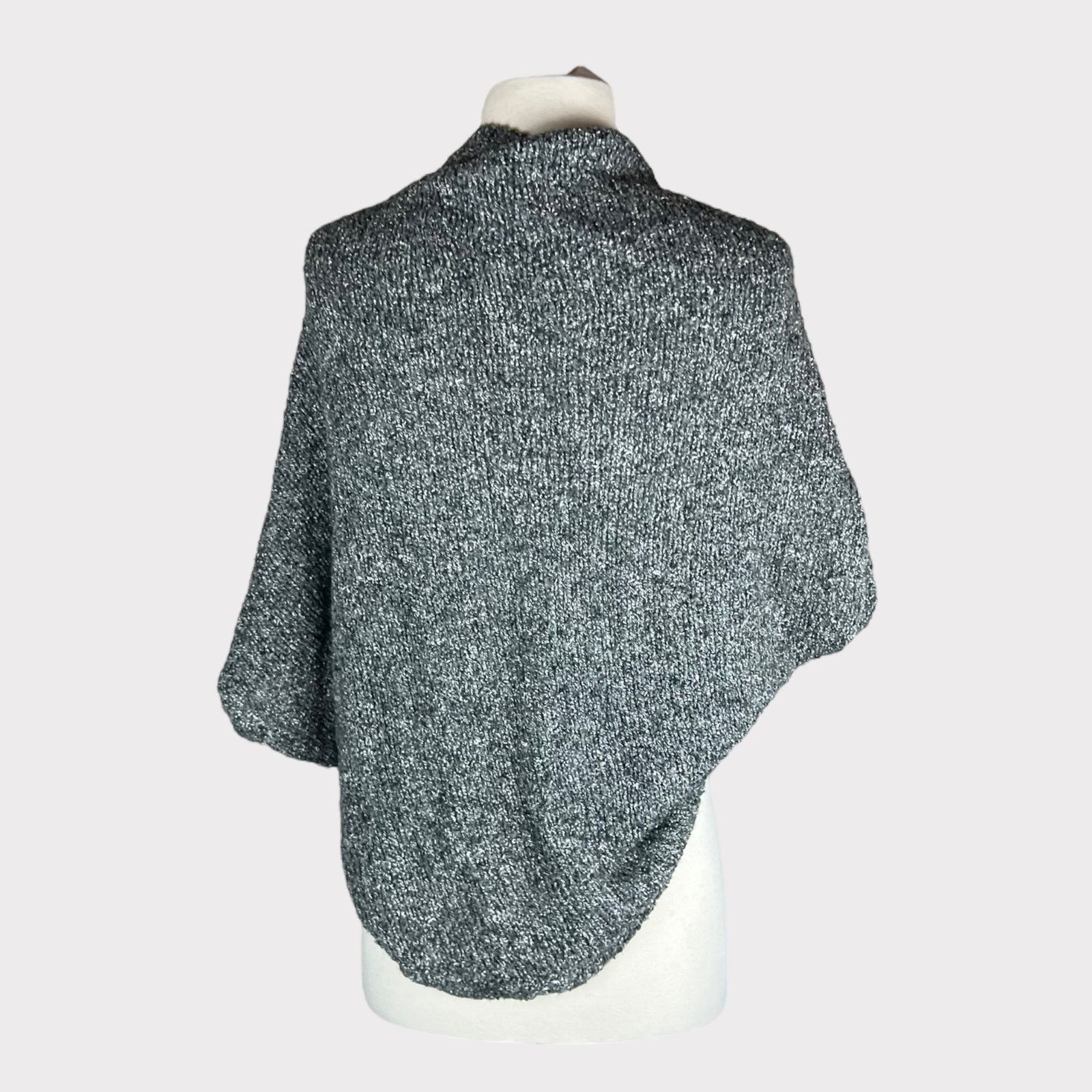 Nordstrom Cotton Emporium | Gray Knit Open Cardigan | Medium Size S / US 4 / IT 40 - 2 Thumbnail