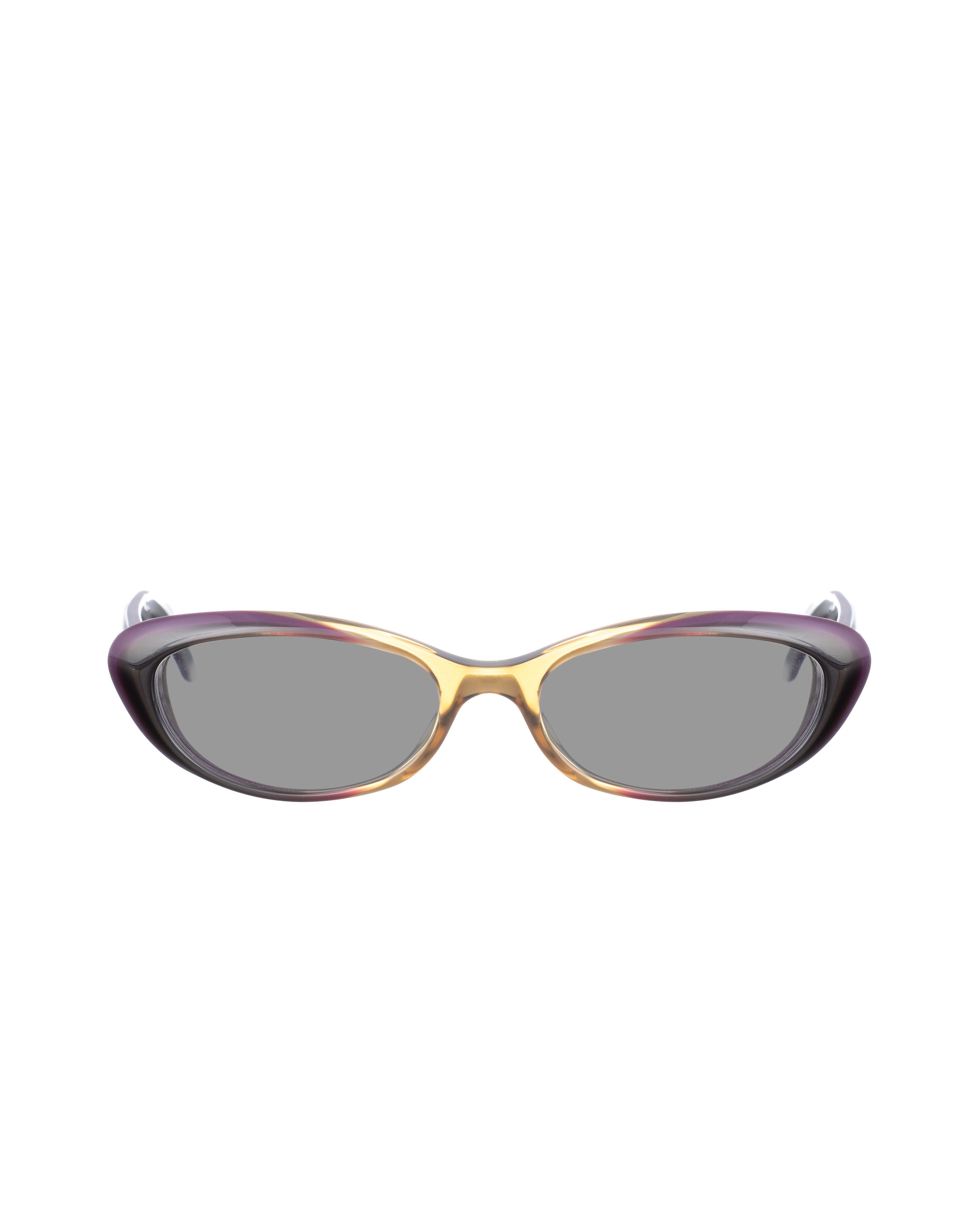 Gucci Gucci 00s Brown & Violet Cat Eye Sunglasses with Heart Size ONE SIZE - 2 Thumbnail