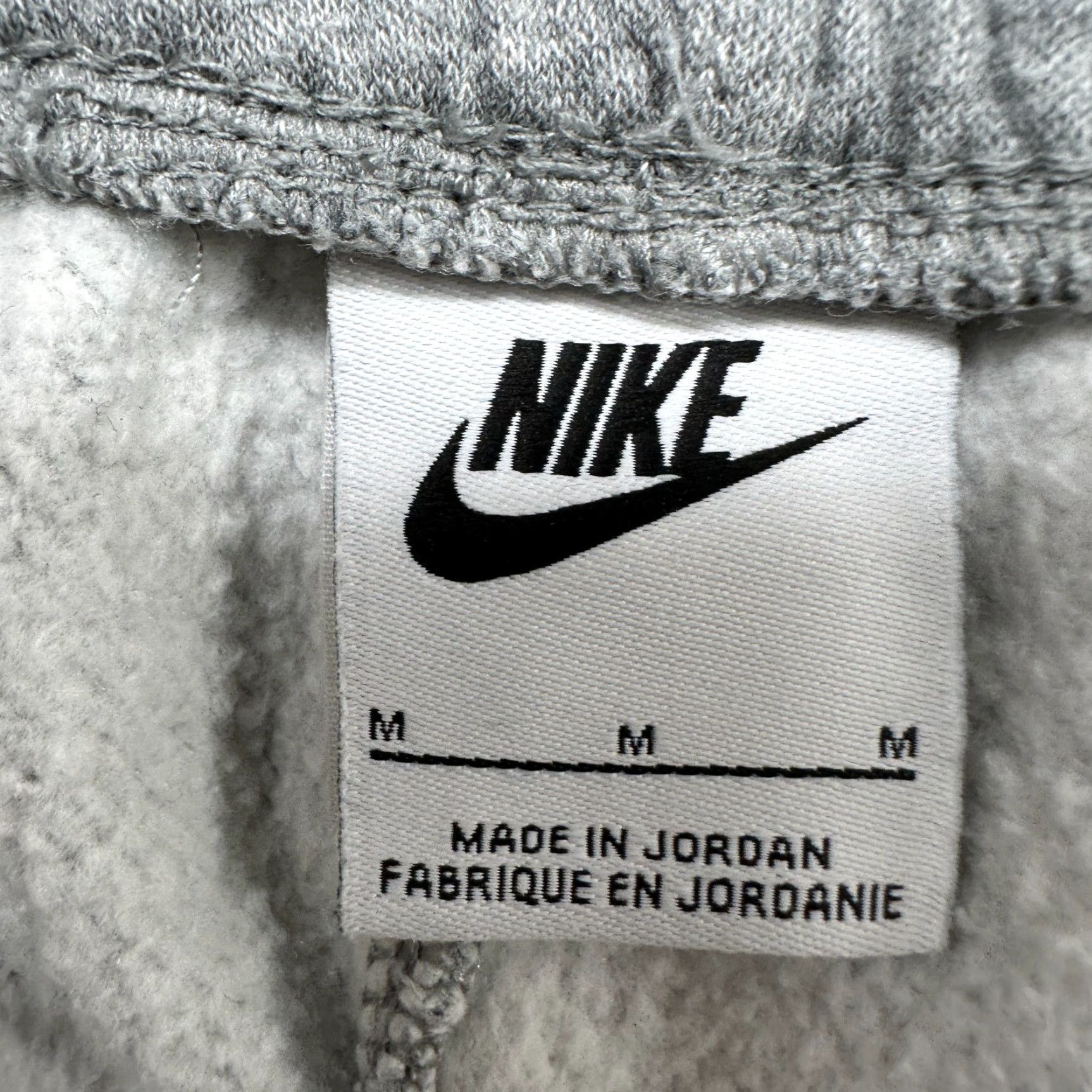 Nike Nike Mens Pants Jogger Tapered Heather Grey Club Fleece Drawstring Pockets Regular Size M Size US 31 - 3 Thumbnail