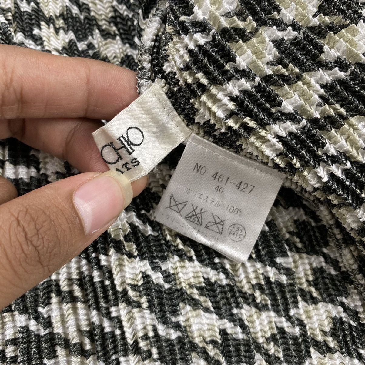 Issey Miyake Pleats Please Issey Miyake Specchio Houndstooth Cardigans Size XS / US 0-2 / IT 36-38 - 8 Thumbnail