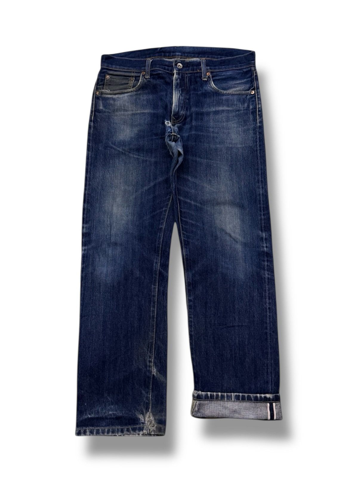 Uniqlo Vintage Uniqlo Japanese Selvedge Denim Jeans | W34 Size US 34 / EU 50 - 2 Thumbnail