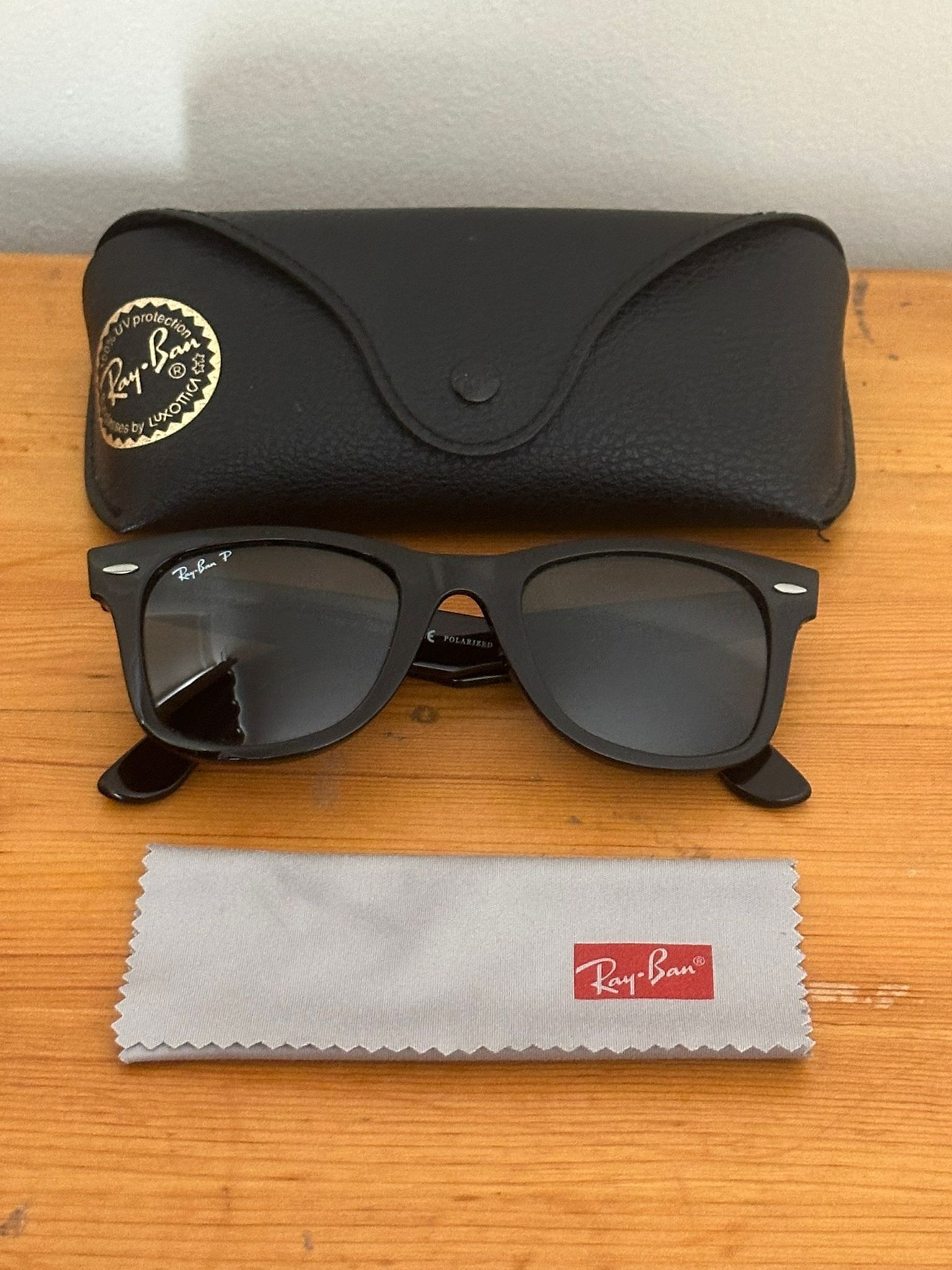 RayBan Original Rayban Wayfarer Classic Polarised Size ONE SIZE - 1 Thumbnail