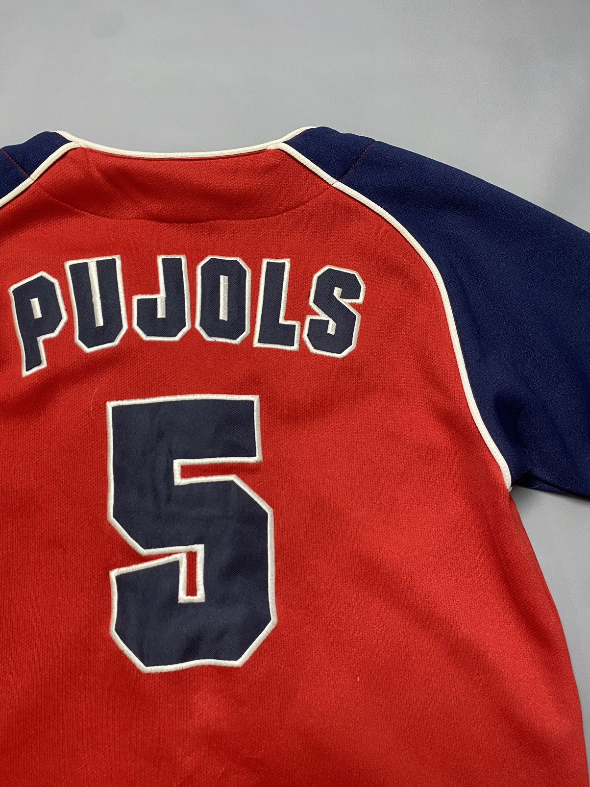 Majestic Albert Pujols St Louis Cardinals Jersey Size True XS/S MLB Size US L / EU 52-54 / 3 - 7 Thumbnail