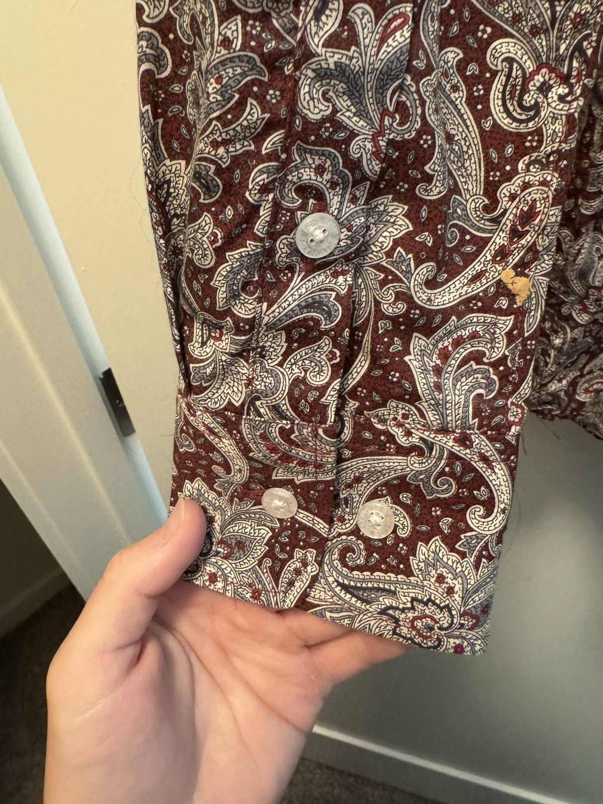 Billionaire Boys Club Billionaire Boys Club Paisley Button down collard shirt Size US M / EU 48-50 / 2 - 5 Thumbnail