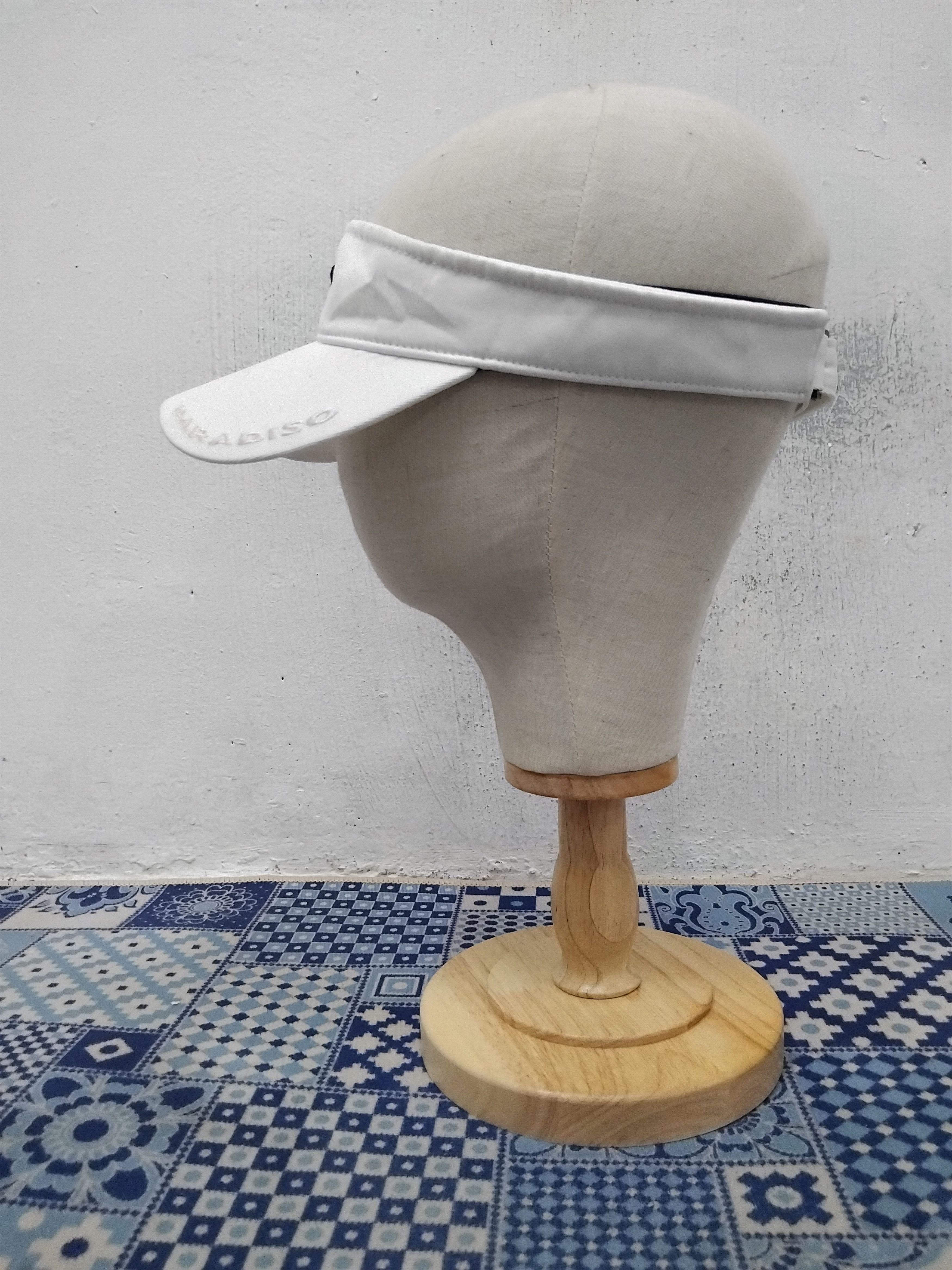 Japanese Brand Paradiso golf white colour half cap Size ONE SIZE - 4 Thumbnail