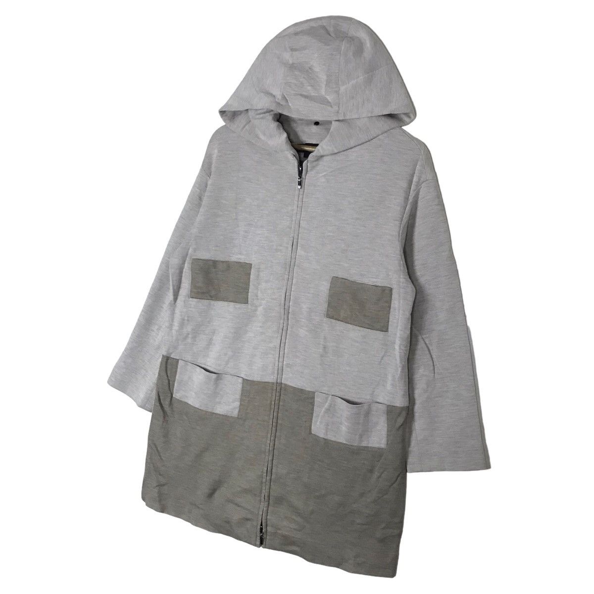 Hiroko Koshino Bis Hoodie Parka Long Jacket
