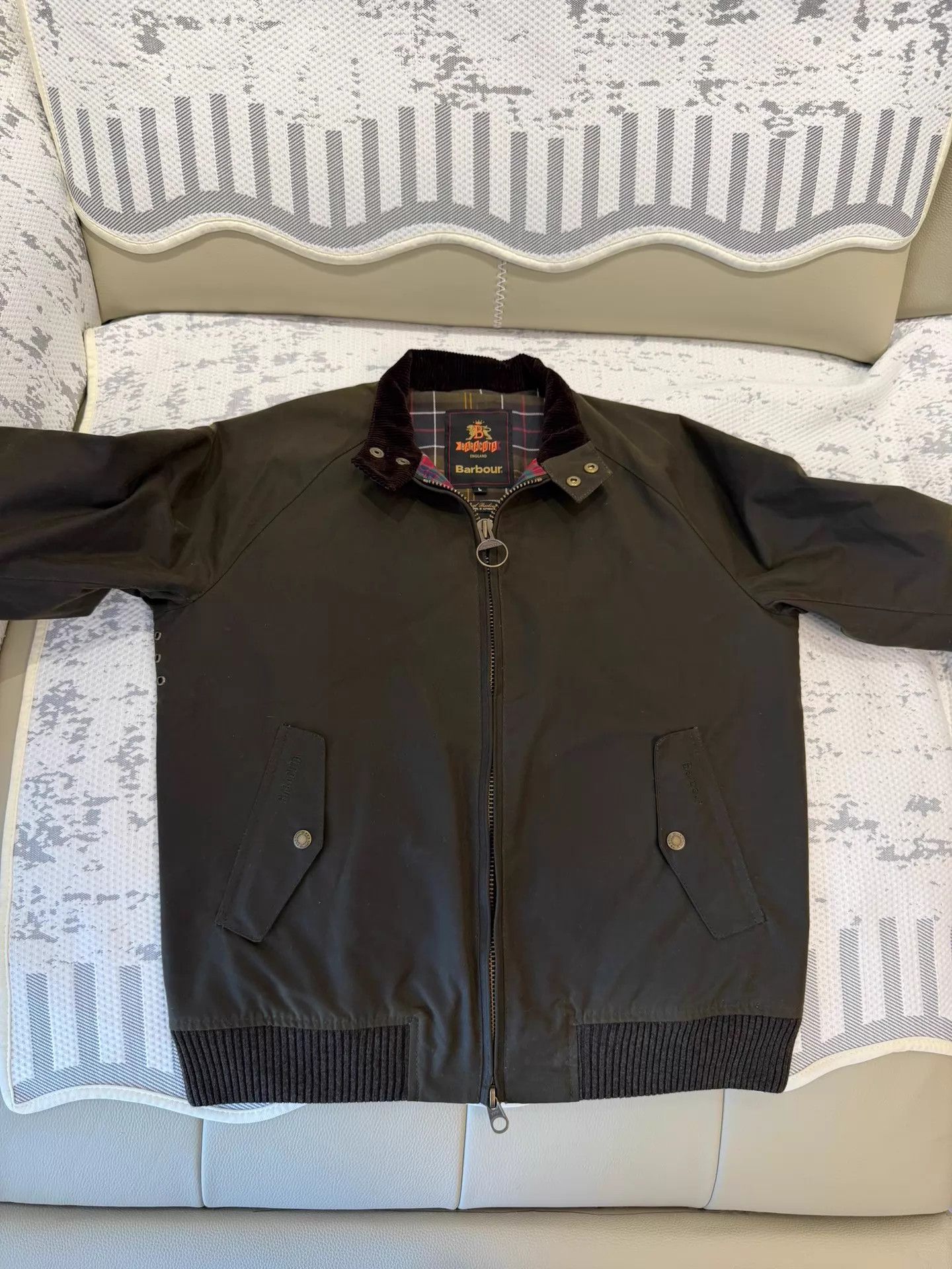 Barbour BARBOUR x Baracuta Porton Waxed Men's L Jacket Size US L / EU 52-54 / 3 - 2 Thumbnail