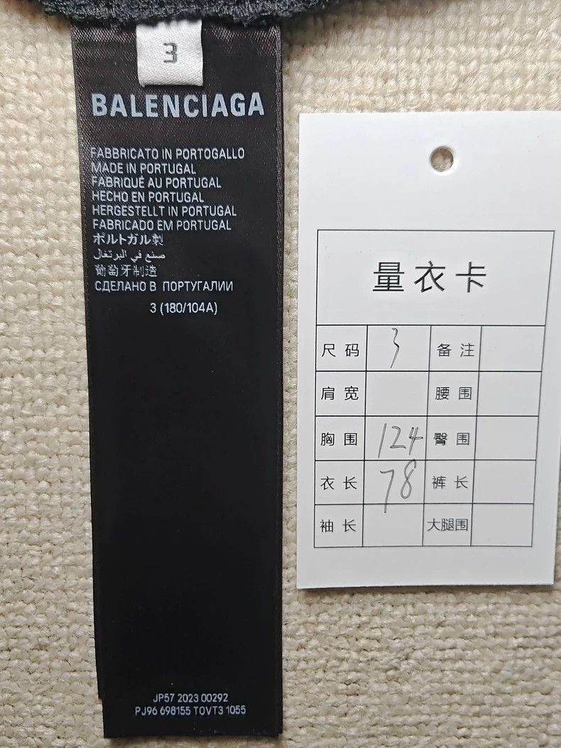 Balenciaga Balenciaga 24ss Reverse Brushing Wax Mud Staining Iron Towe Size US L / EU 52-54 / 3 - 6 Thumbnail