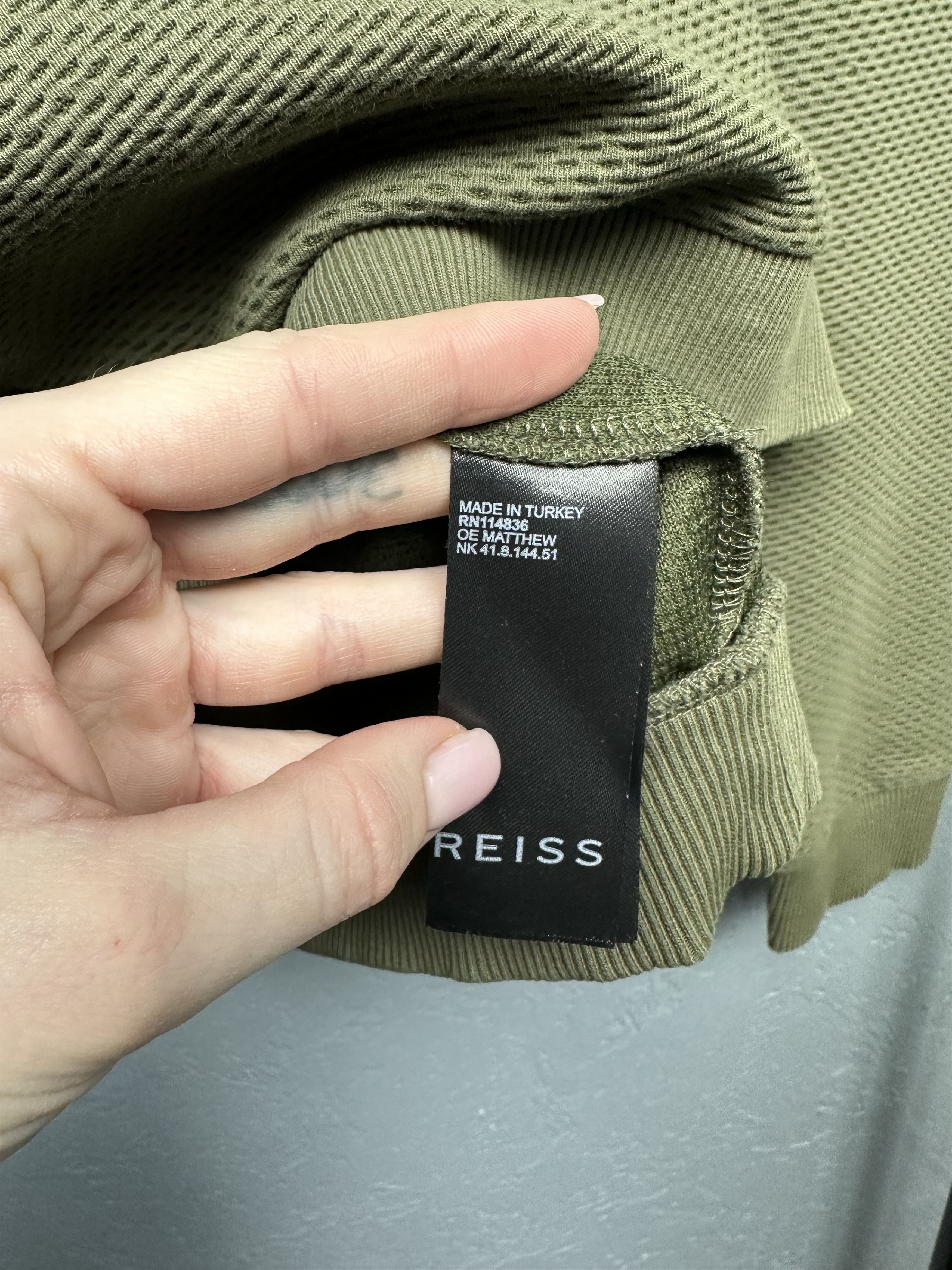 Reiss Reiss Mens Crew Neck Sweatshirt Size US M / EU 48-50 / 2 - 6 Thumbnail