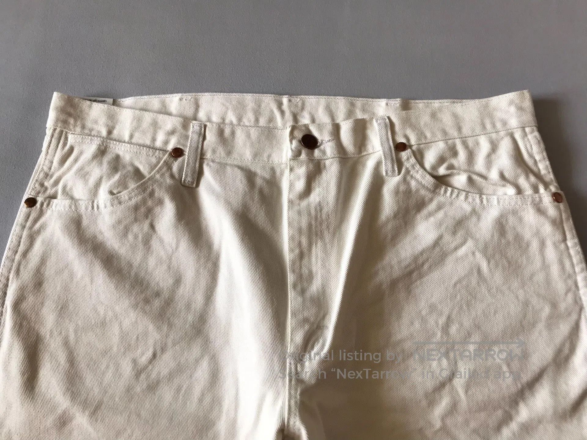 Wrangler Wrangler 13MWZ White Jeans W36L30. Size US 36 / EU 52 - 4 Thumbnail