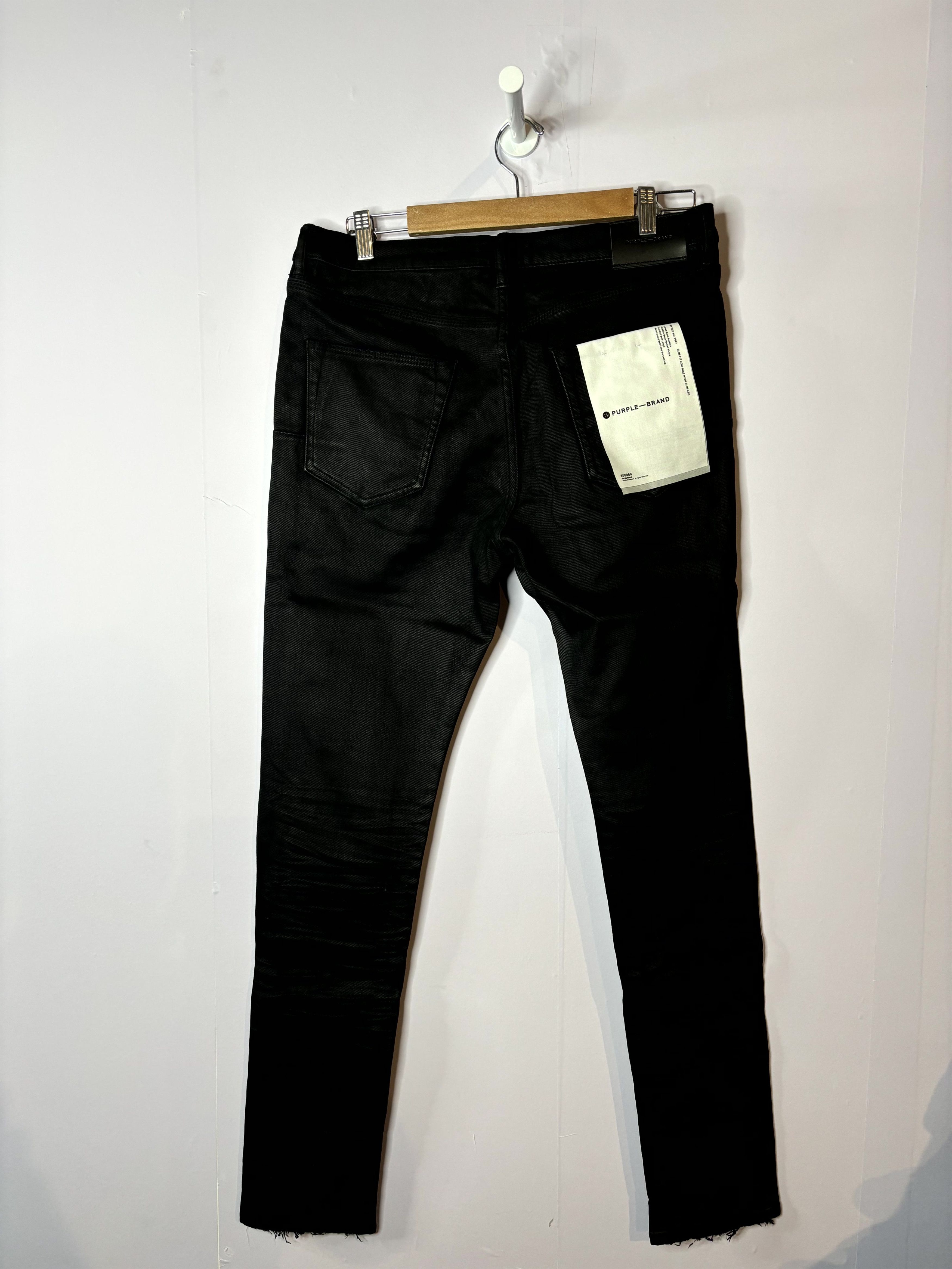 Purple Brand Purple Resin 3D P001 Black Jeans Size US 32 / EU 48 - 2 Thumbnail