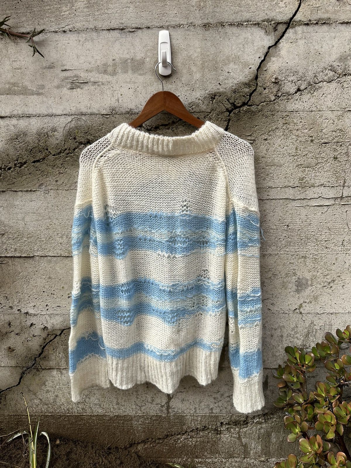 Acne Studios RARE GRAIL Acne Studios Italian raw distressed mohair knit Size US M / EU 48-50 / 2 - 3 Thumbnail