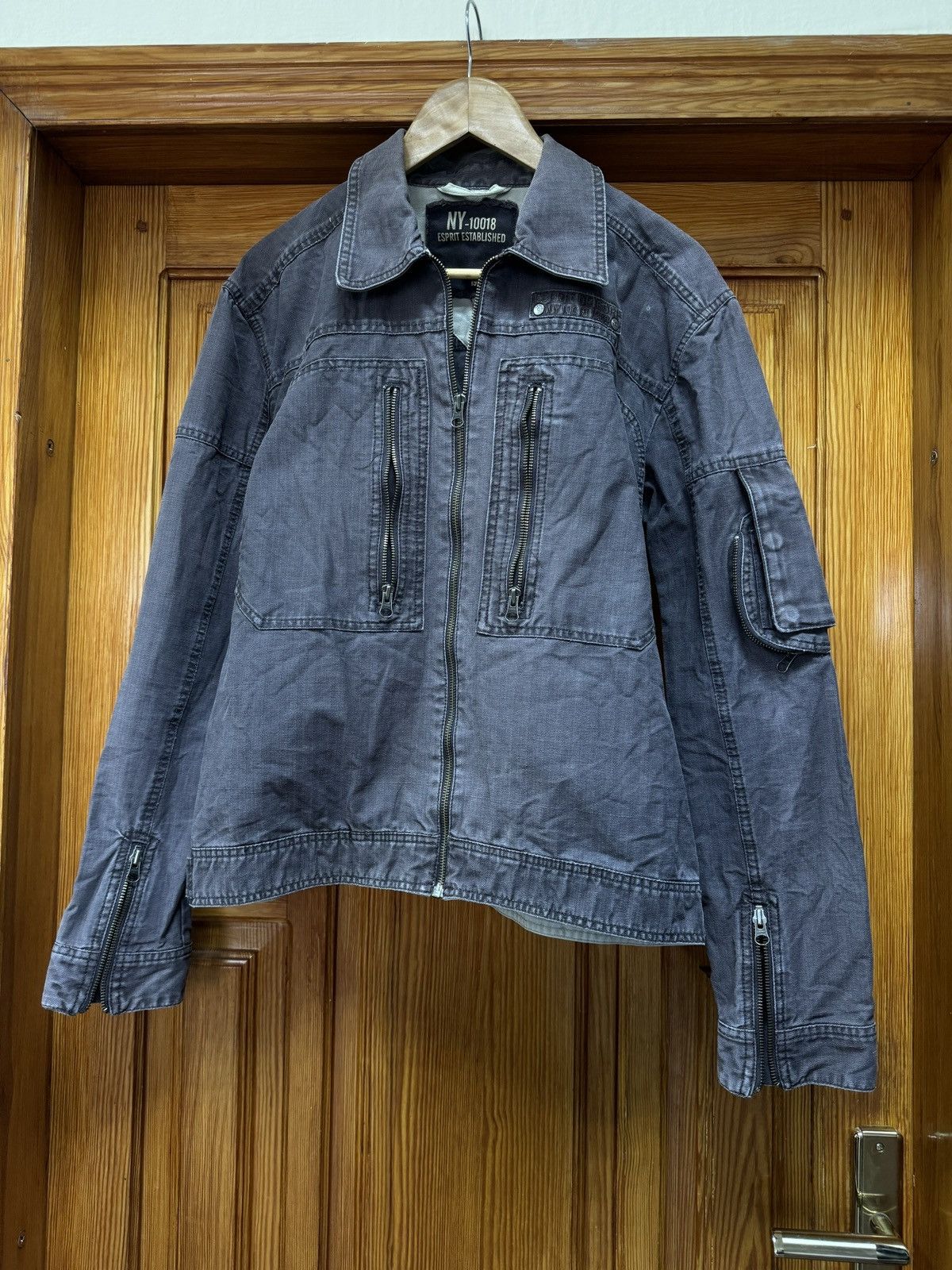 Japanese Brand Vintage Faded Cargo Junya Watanabe IfSixWasNine Style Jacket Size US L / EU 52-54 / 3 - 1 Thumbnail