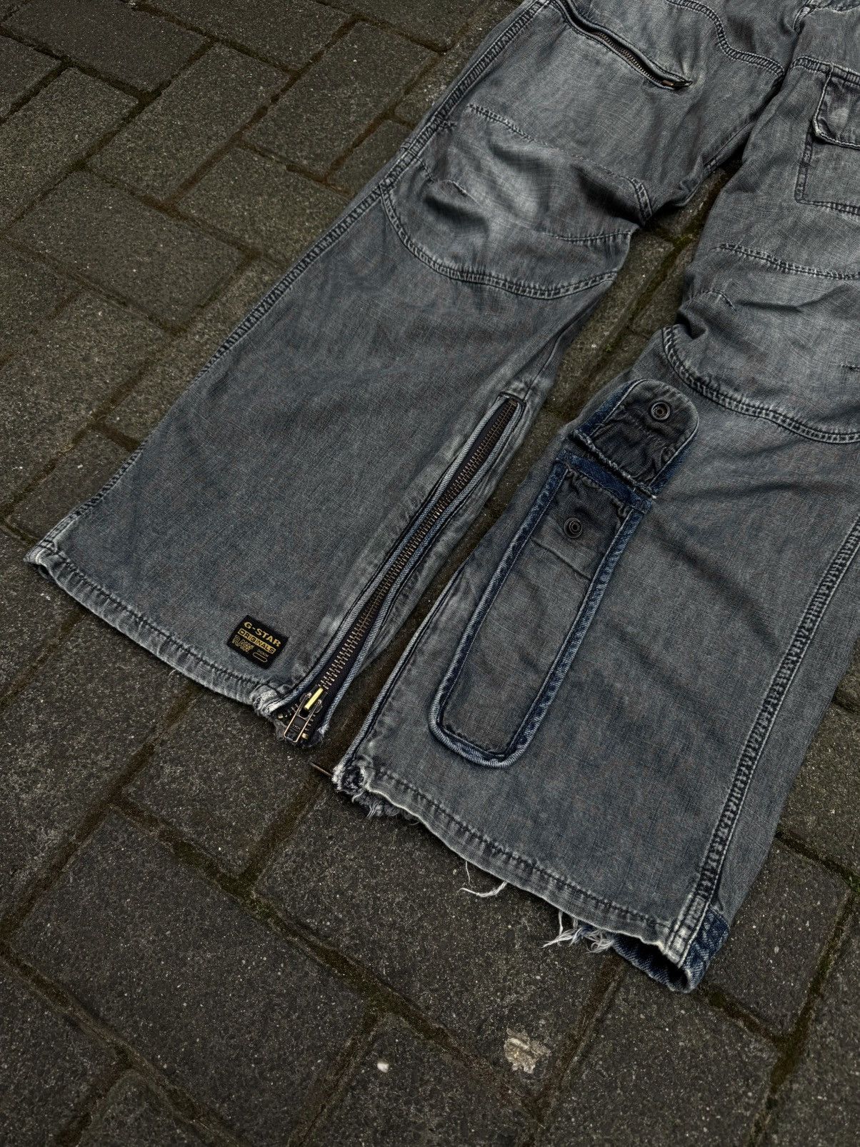G-Star Vintage G-Star Raw Elwood Avantgarde Jeans Denim Y2K W29L32 Size US 29 - 4 Thumbnail