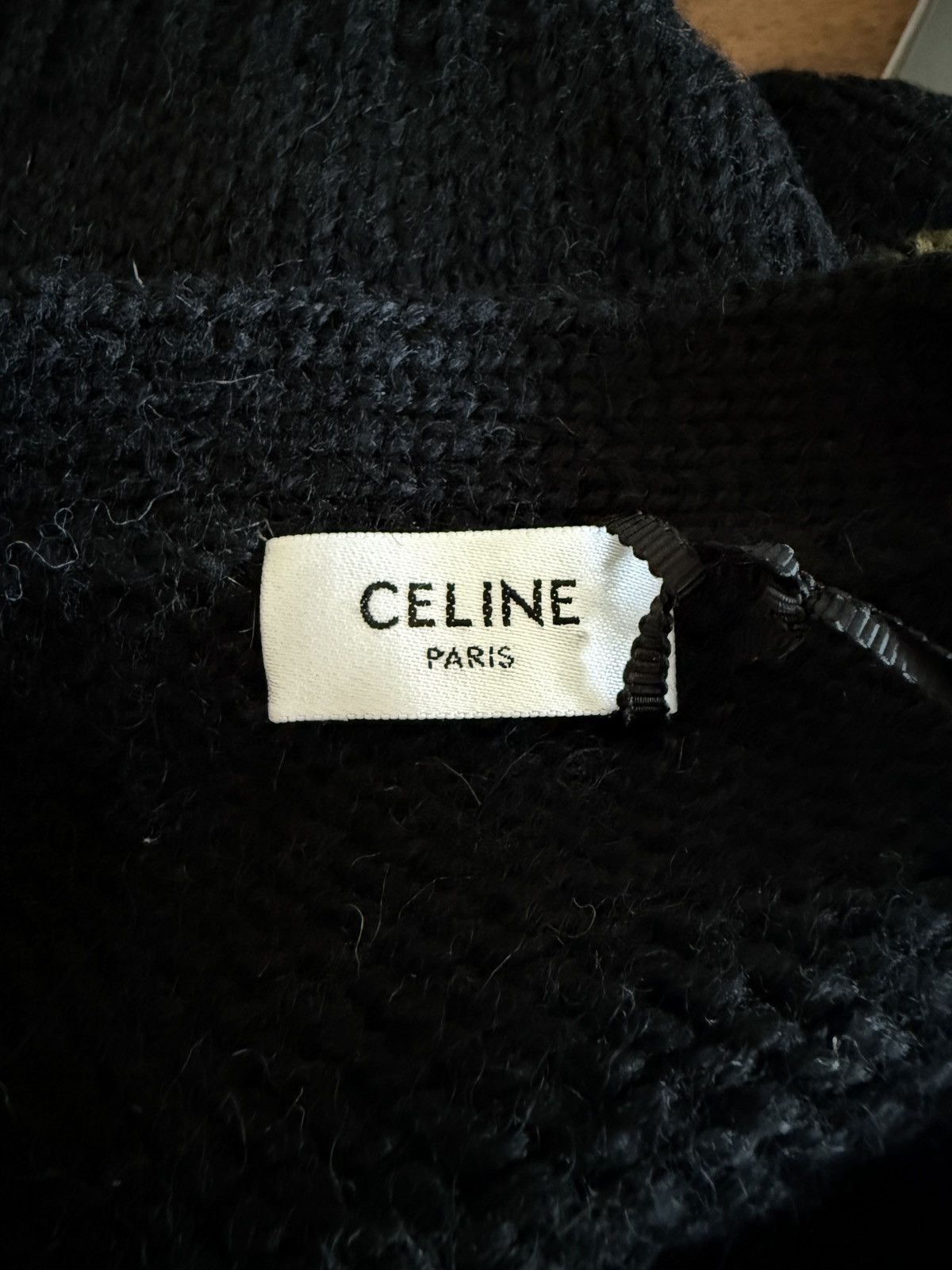 Celine × Hedi Slimane $4500 Celine studded heavy knit cardigan Hedi Slimane Size US L / EU 52-54 / 3 - 11 Thumbnail