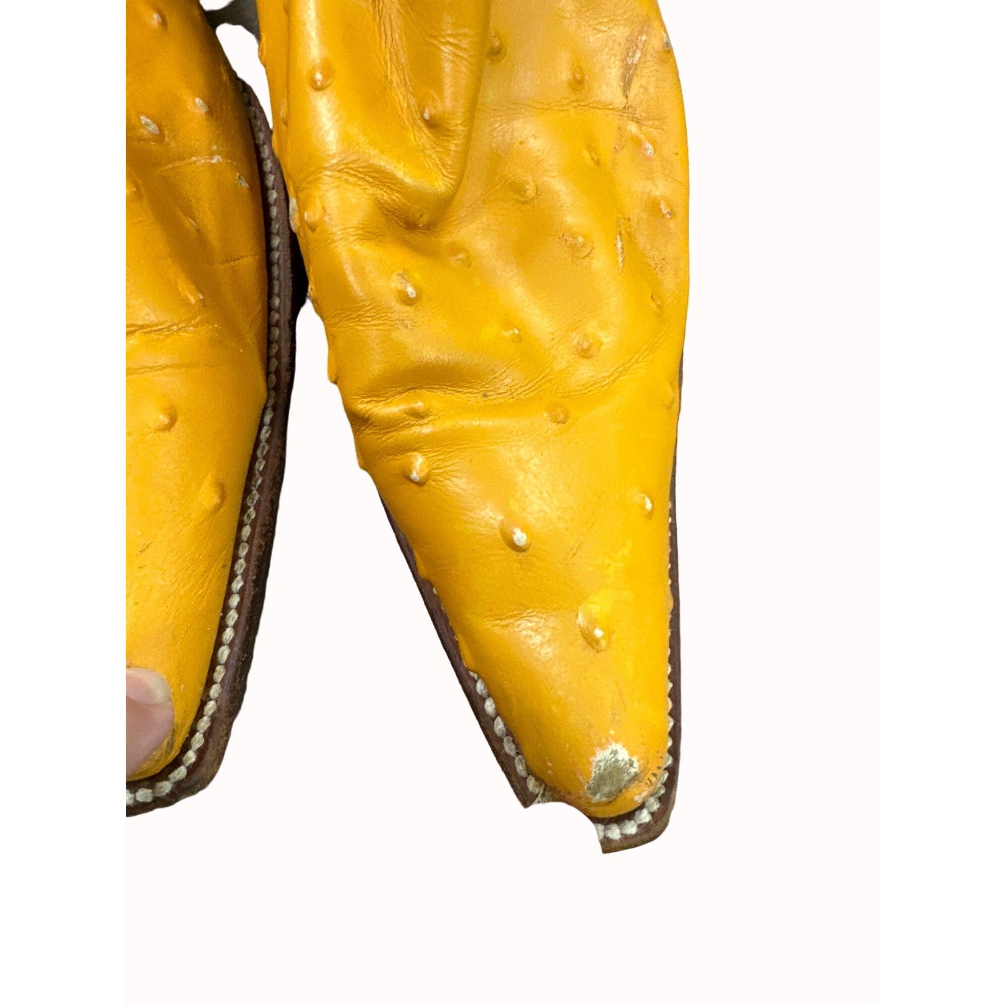 Other Potrero men’s leather orange western cowboy boots shoes size Size US 8 / EU 41 - 6 Thumbnail