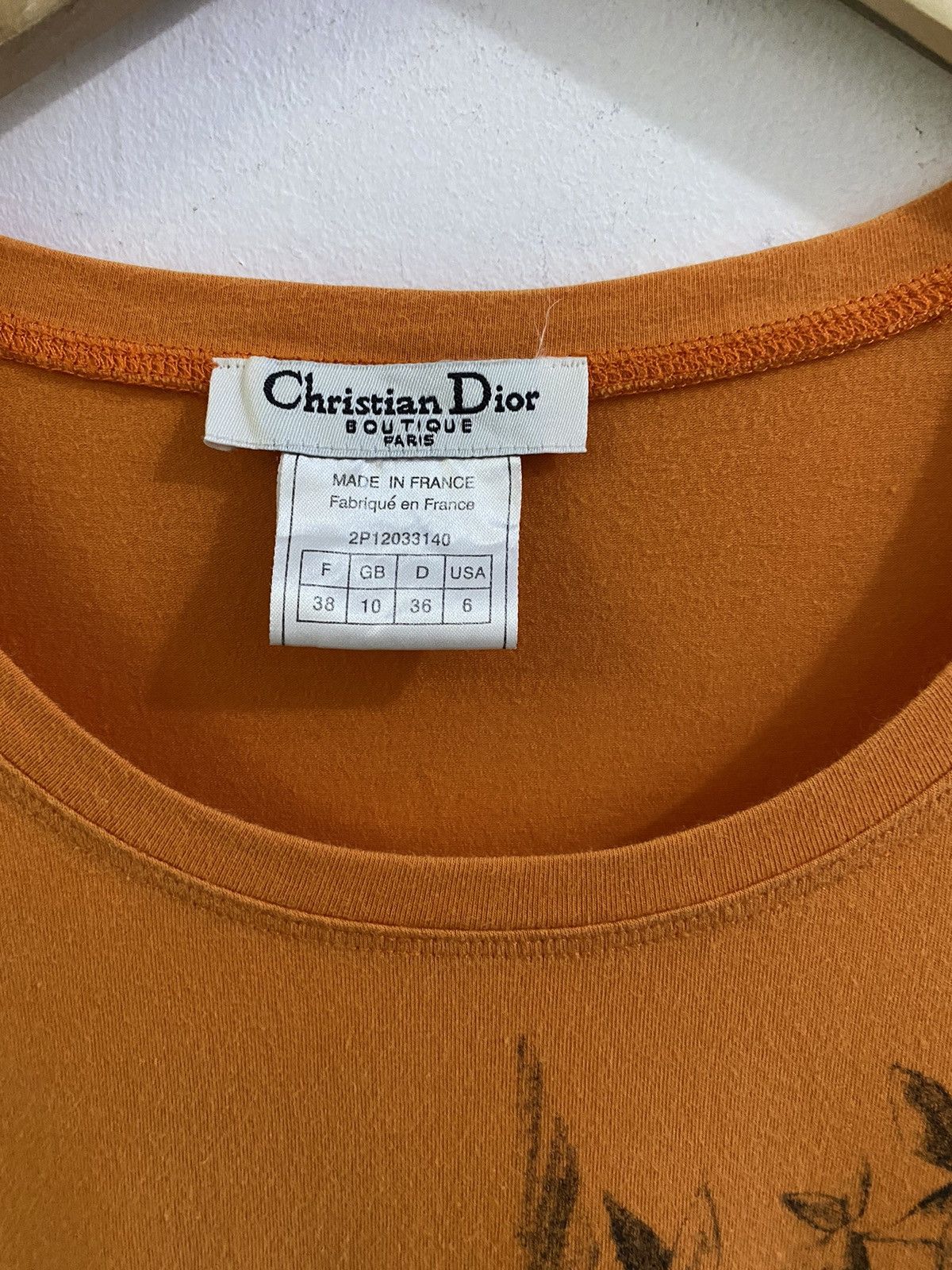 Dior Christian Dior Swarovski Art Tee Size S / US 4 / IT 40 - 4 Thumbnail