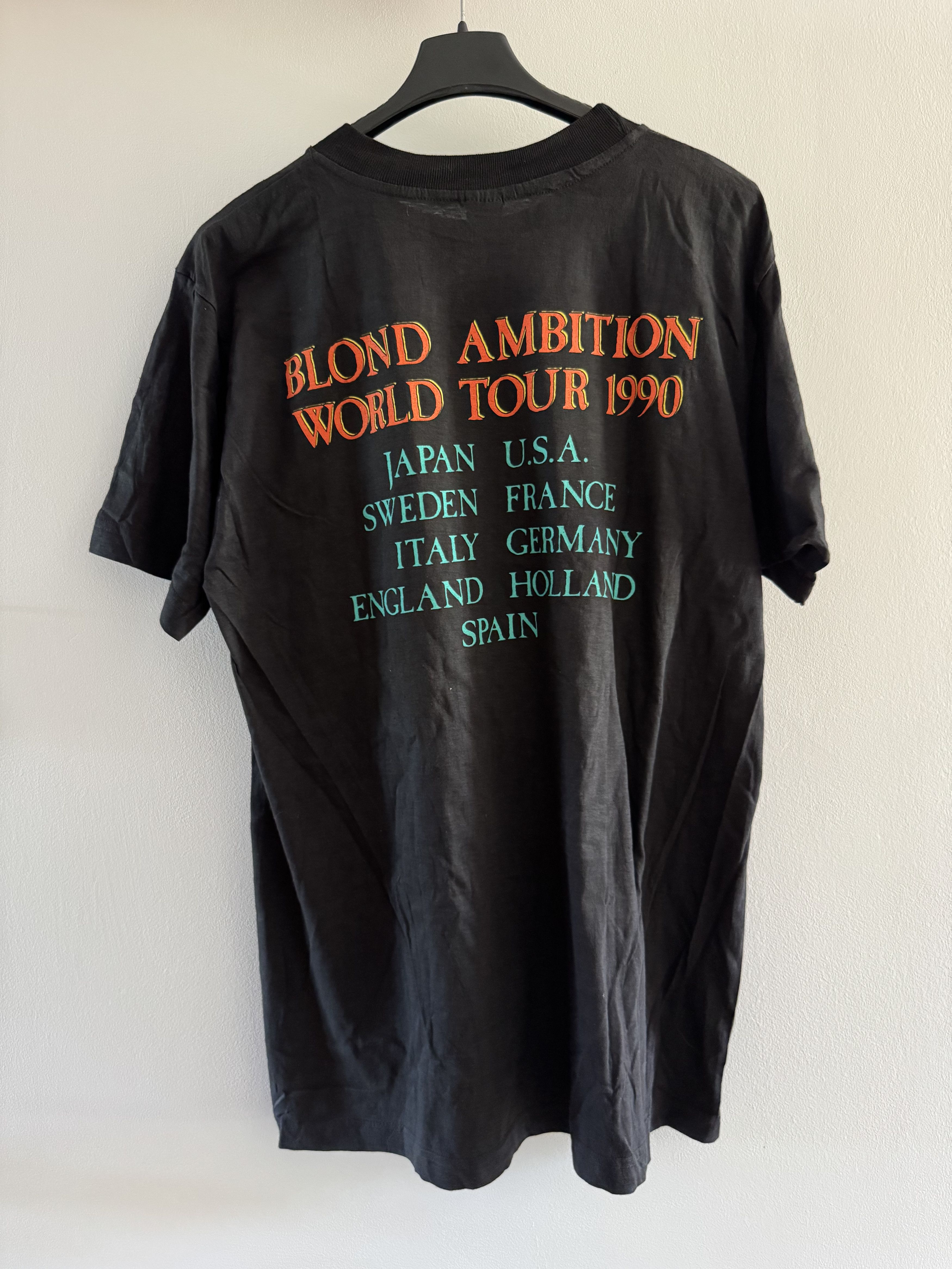 Other Madonna Blond Ambition World Tour 1990 original T-shirt Size XL / US 12-14 / IT 48-50 - 8 Thumbnail