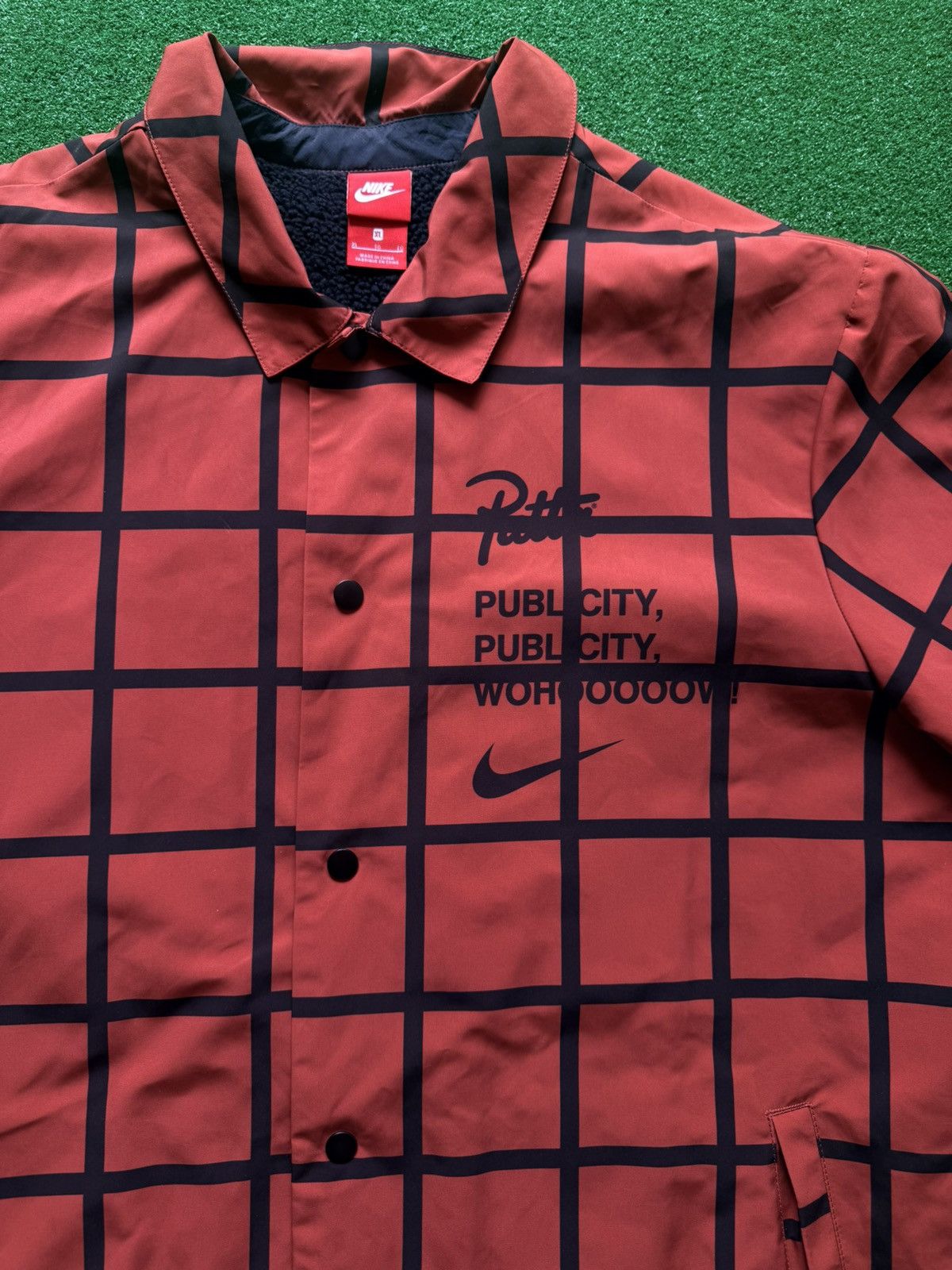Nike × Patta x patta reverse coaches plaid print jacket Size US XL / EU 56 / 4 - 3 Thumbnail