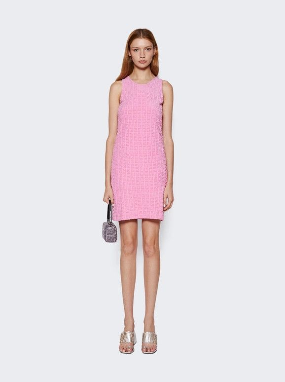 Givenchy o1gr1nt0125 Tank Top Mini Dress in Pink Size S / US 4 / IT 40 - 2 Thumbnail
