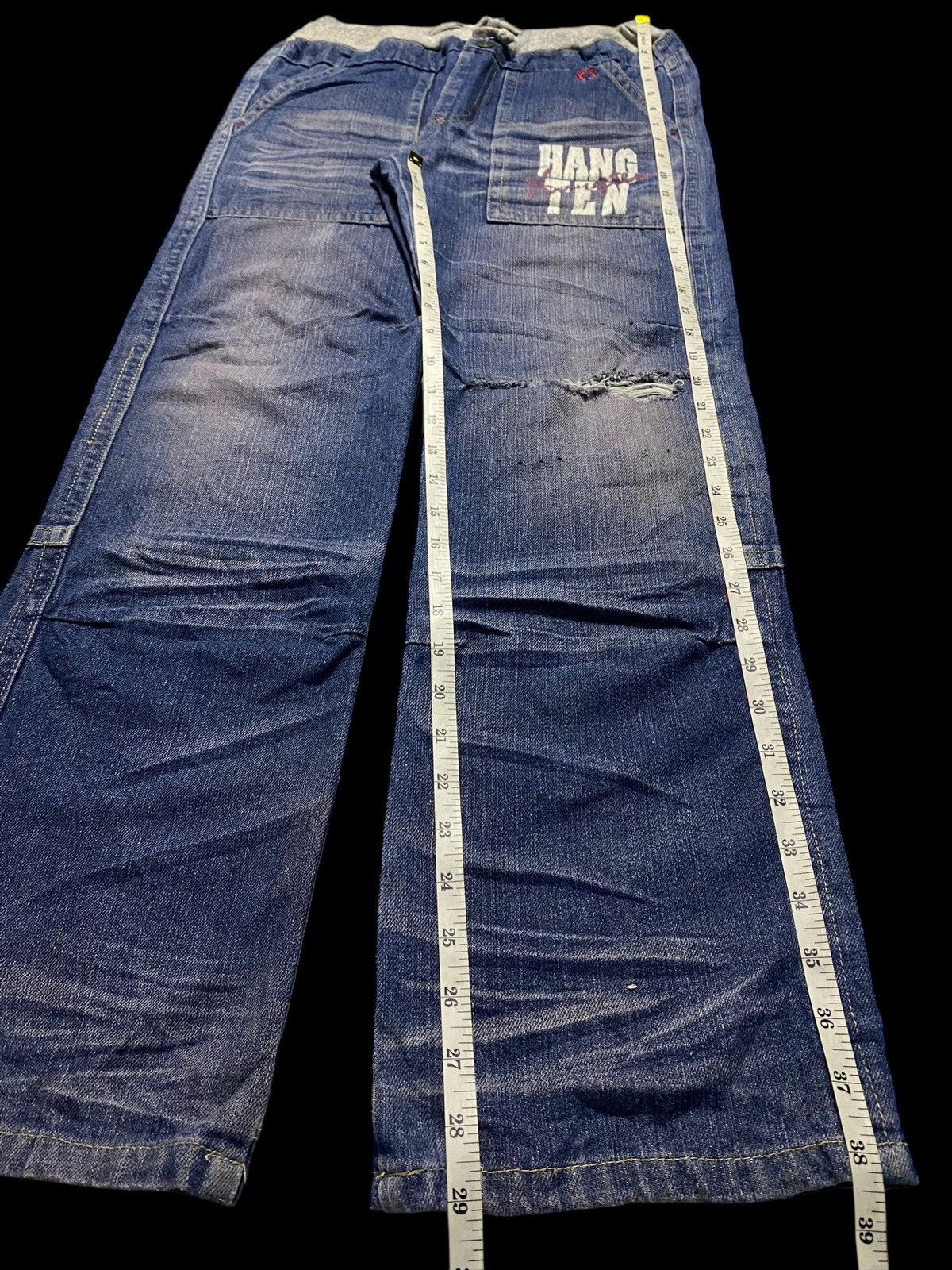 Hang Ten Hang Ten Baggy jean great condition with a unique vibe jeans Size US 30 / EU 46 - 13 Thumbnail