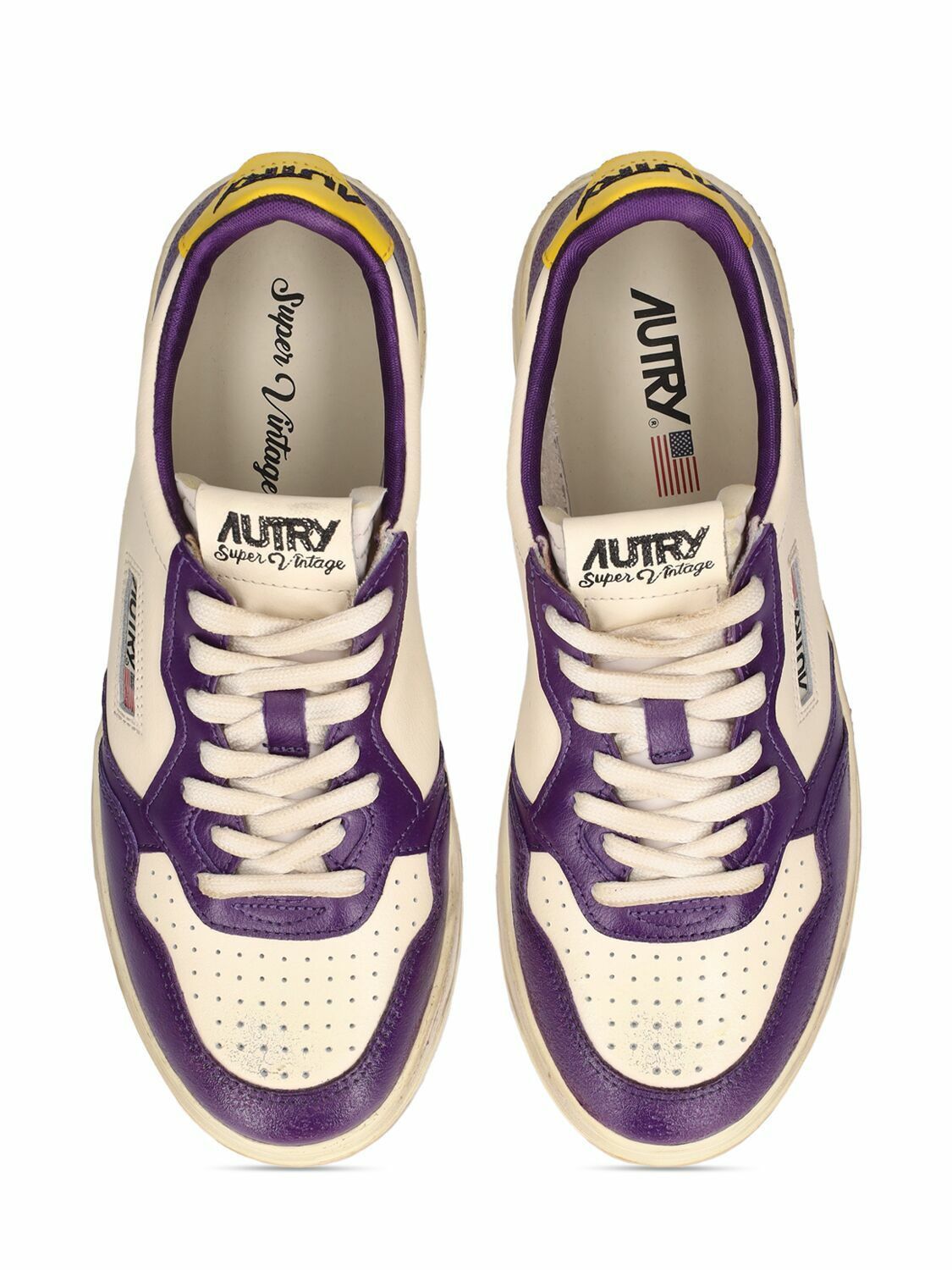 AUTRY o1y0725 Leather Low-Top Sneakers in Multicolor Size US 7 / IT 37 - 5 Thumbnail