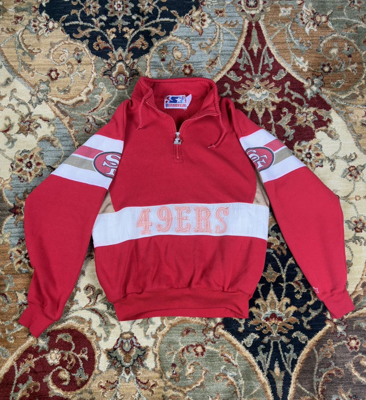 NFL × Starter × Vintage Vintage San Francisco 49’rs Starter Quarter Zip Sweatshirt Size US M / EU 48-50 / 2 - 1 Thumbnail
