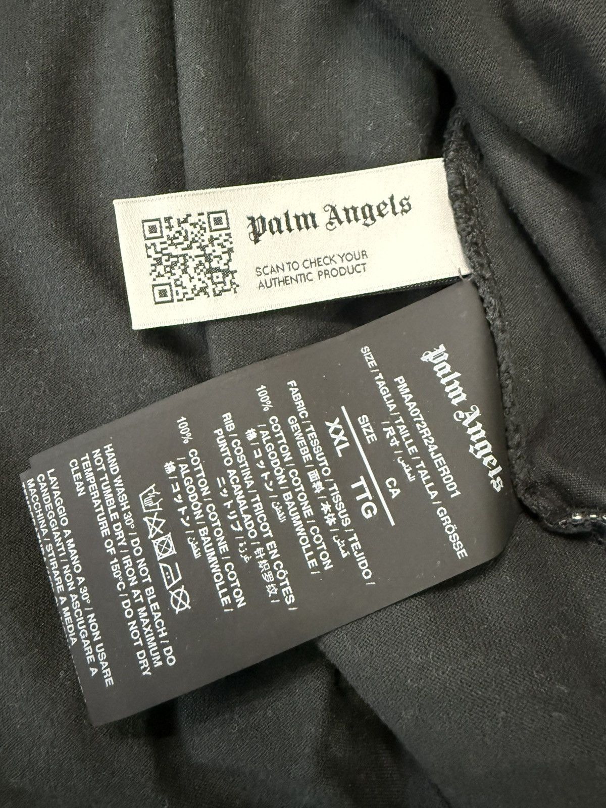 Palm Angels Palm Angels Burning Monogram Shirt Size US XXL / EU 58 / 5 - 4 Thumbnail
