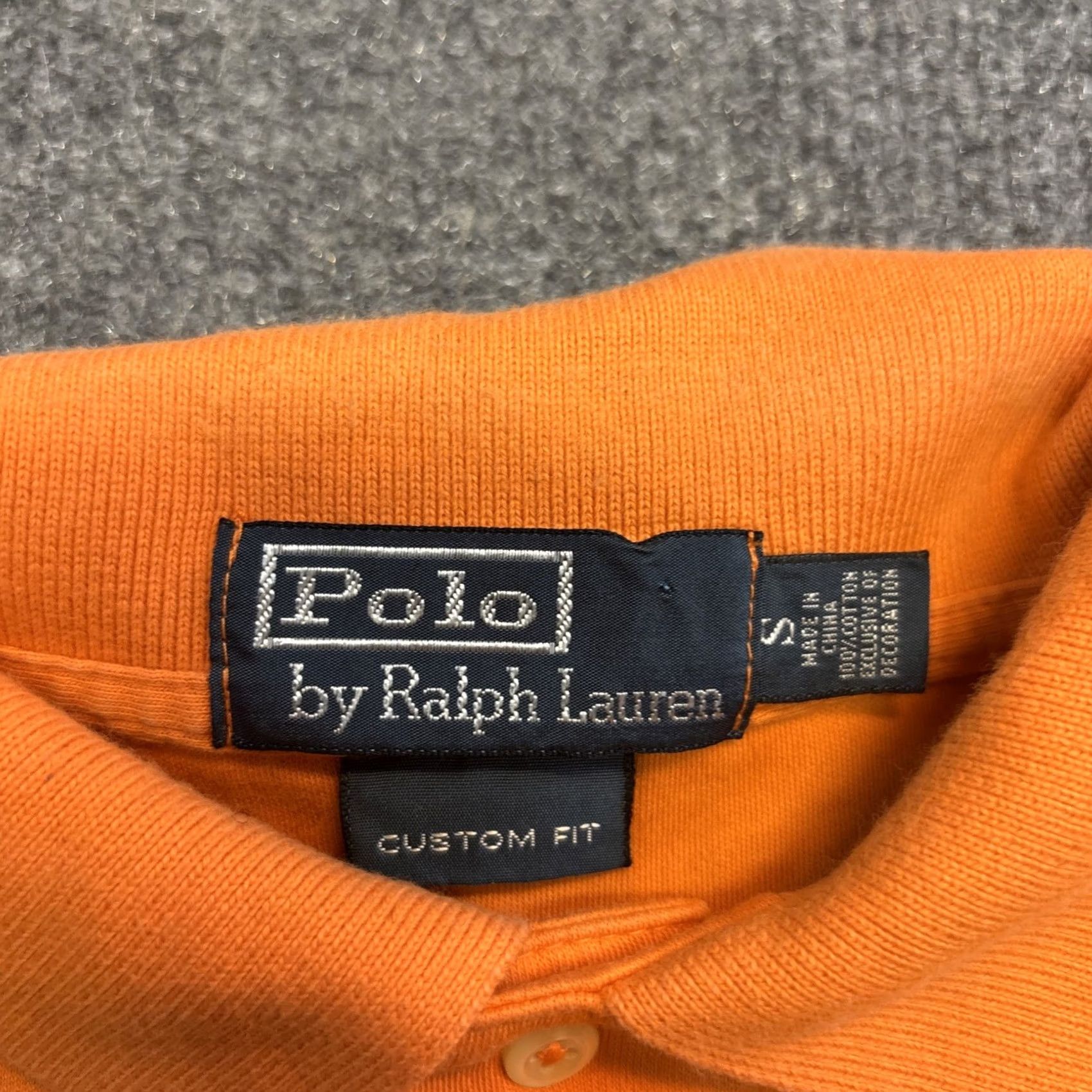 Polo Ralph Lauren VINTAGE Polo Ralph Lauren Collared Polo Men’s Small Orange Custom Fit Mens S Polo Shirt Size US S / EU 44-46 / 1 - 3 Thumbnail
