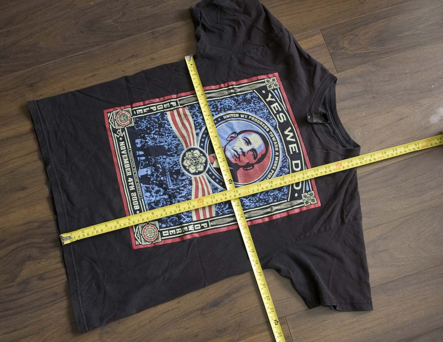 Obey Obey x Barack Obama T Shirt Size M Made in USA Yes We Can Size US M / EU 48-50 / 2 - 4 Thumbnail