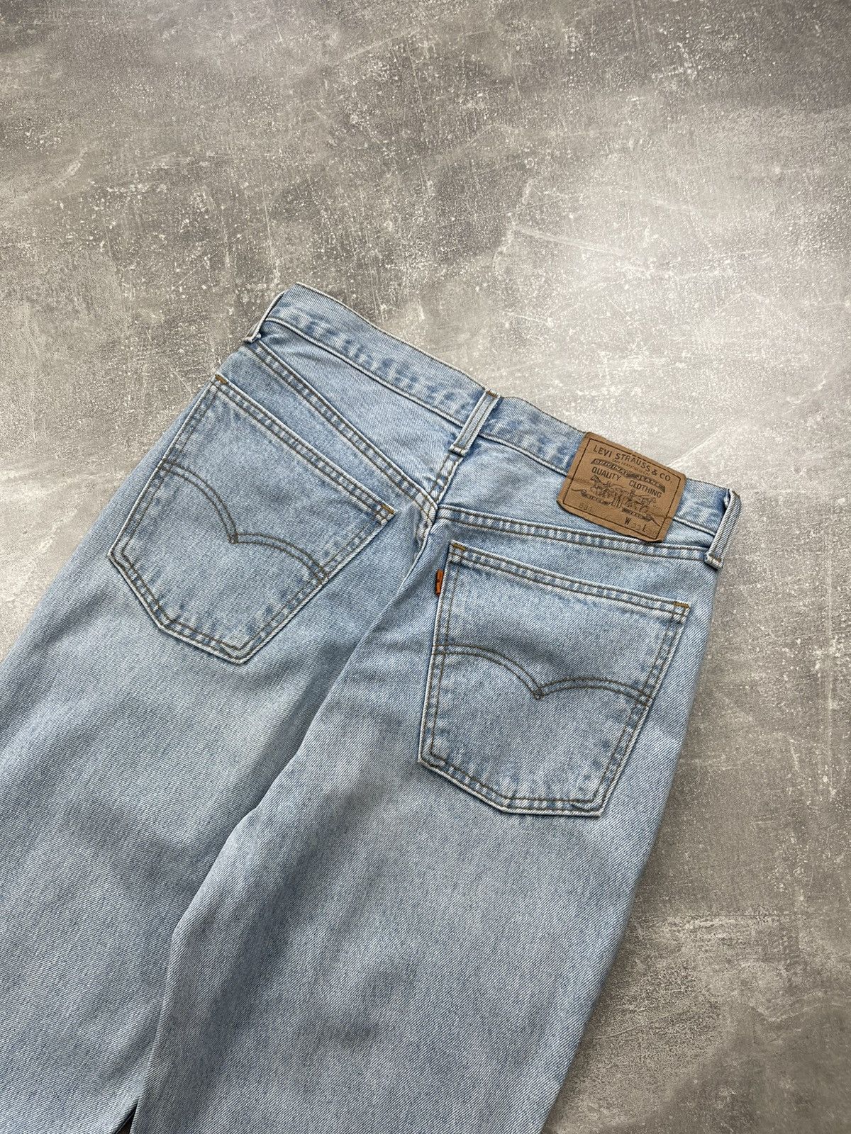Levi's Vintage Rare Levi’s 881 Light Wash Denim Jeans USA Size US 33 - 3 Thumbnail