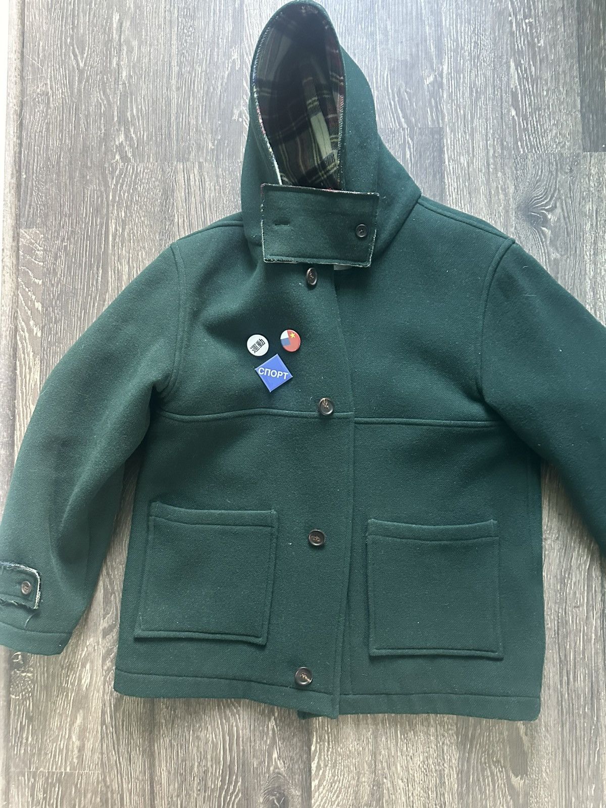 Gosha Rubchinskiy Gosha Rubchinsky A/W15 Wool Short Coat Size US L / EU 52-54 / 3 - 3 Thumbnail