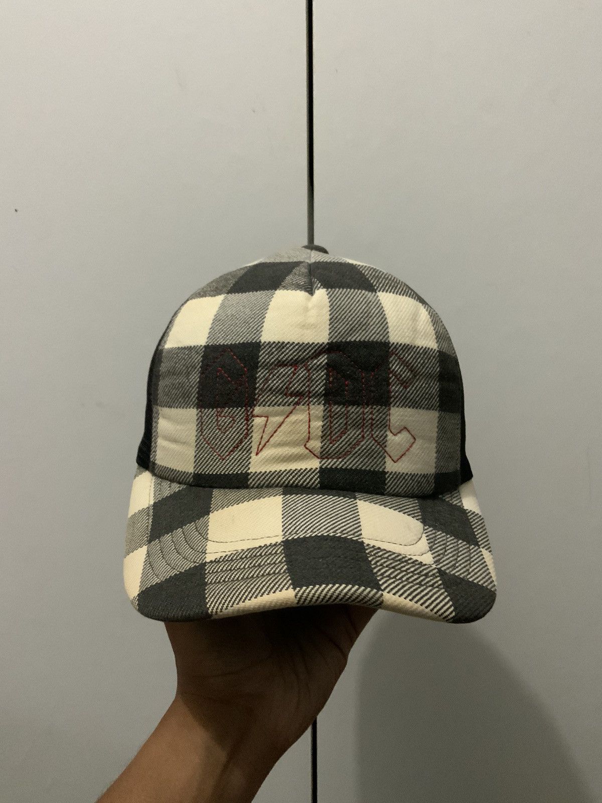 Japanese Brand Heavy Metal G⚡️DC Striped Trucker Hat Size ONE SIZE - 1 Thumbnail