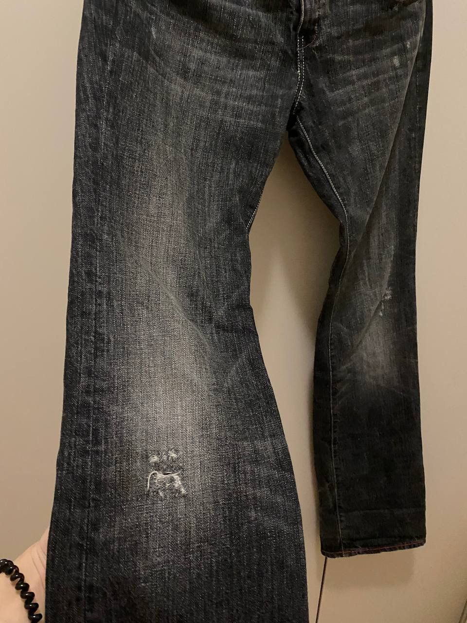 Diesel × Vintage Flare Jeans Diesel Distress Faded Boot Cut Y2k Mudmax Size US 30 / EU 46 - 5 Thumbnail