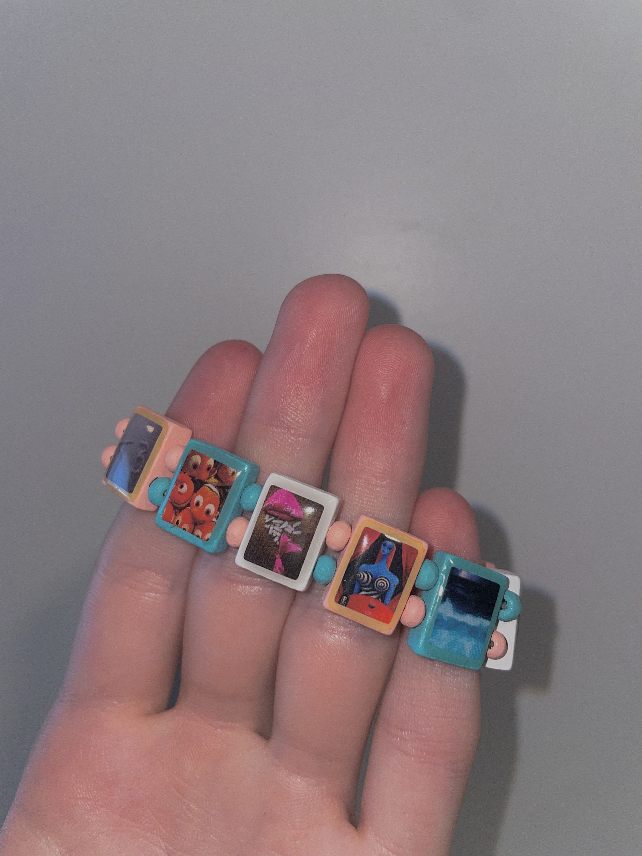 Other bazo 1199 X fakemink blue and silver bracelet | Grailed