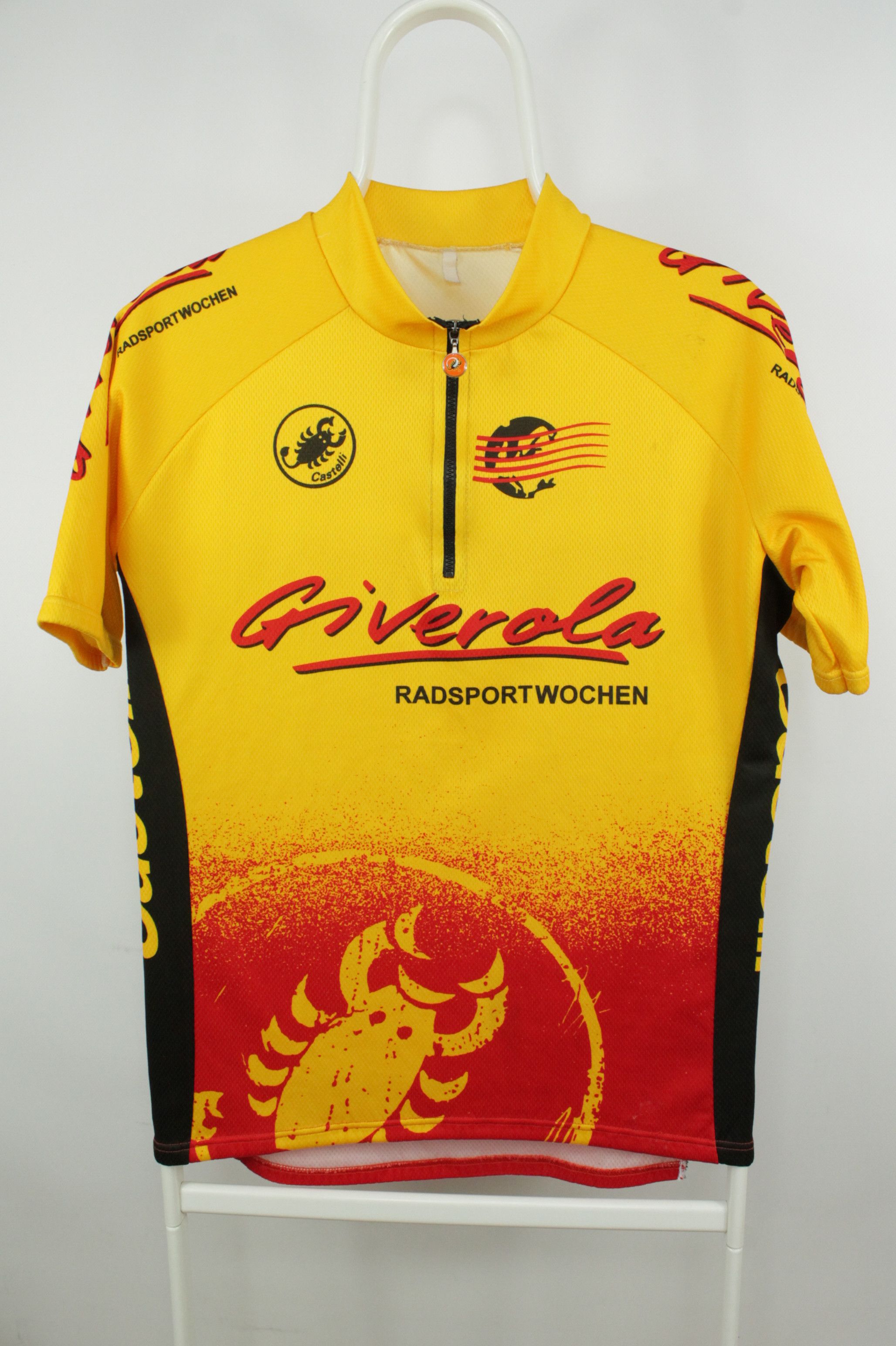 Vintage Vintage Castelli Yellow Cycling Jersey Size US L / EU 52-54 / 3 - 1 Thumbnail