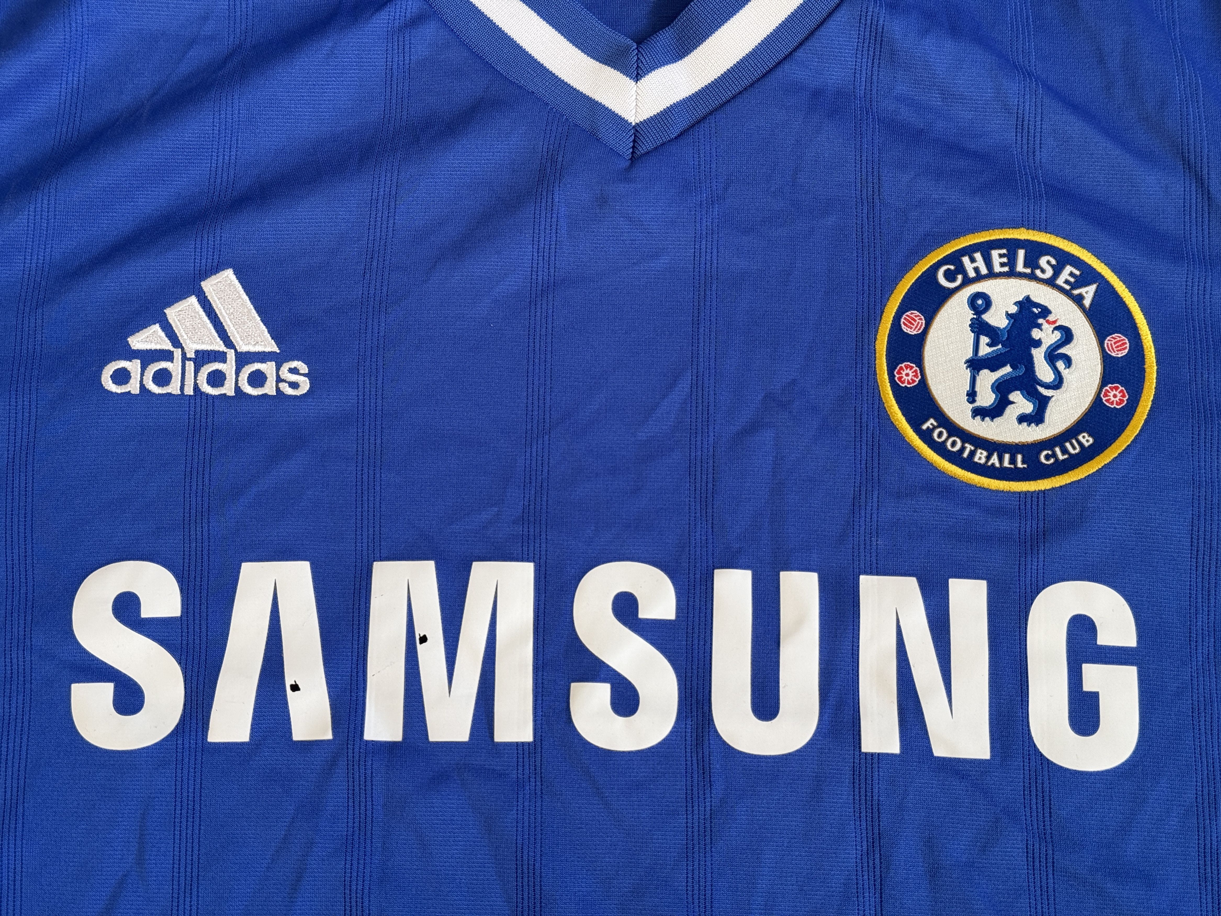 Adidas CHELSEA 2013 2014 HOME FOOTBALL SHIRT SOCCER JERSEY ADIDAS L Size US L / EU 52-54 / 3 - 7 Thumbnail