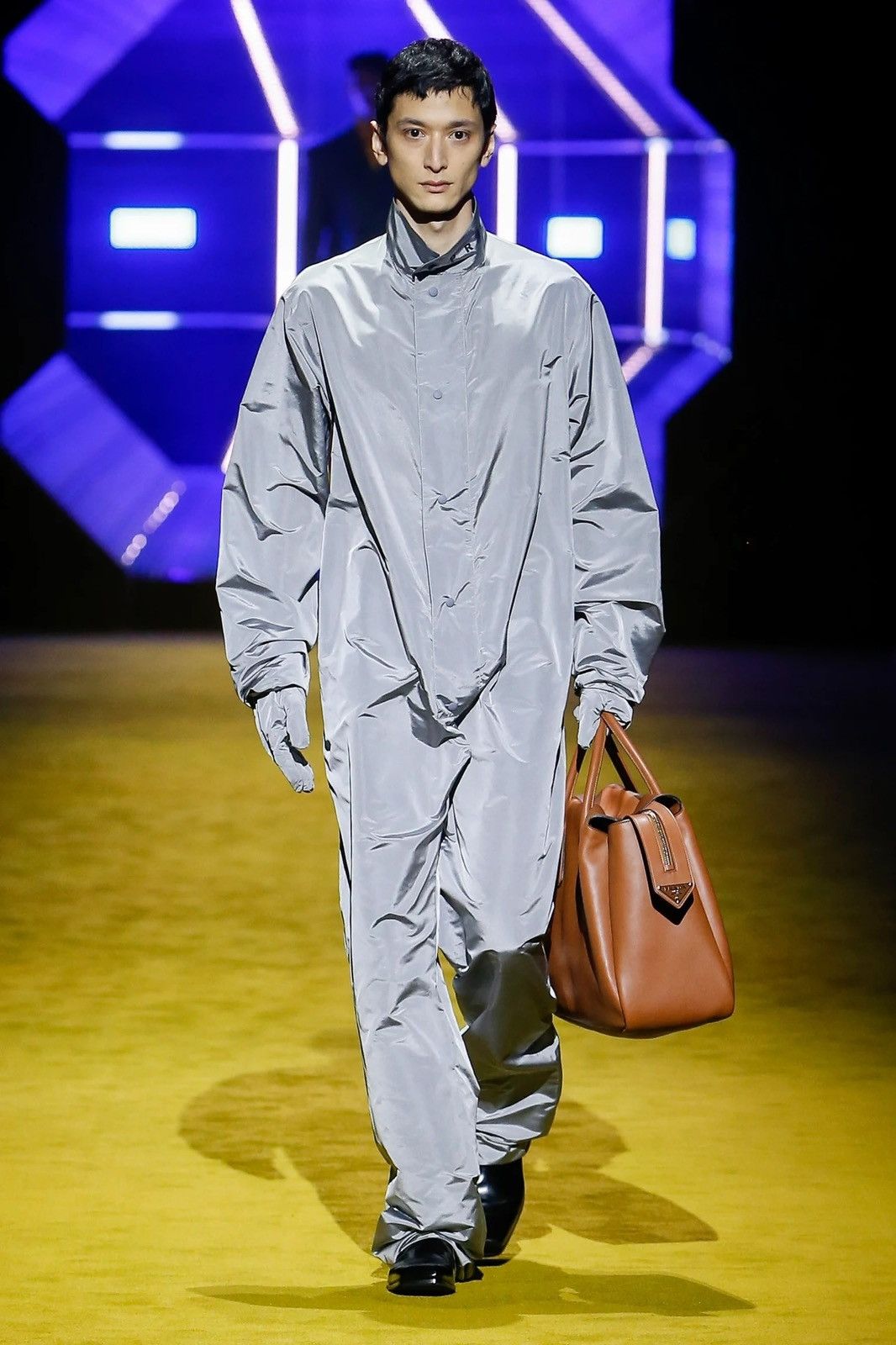 Prada PRADA 22AW RAF SIMONS Silk All In One Triangle Jumpsuit Size US 32 / EU 48 - 2 Thumbnail