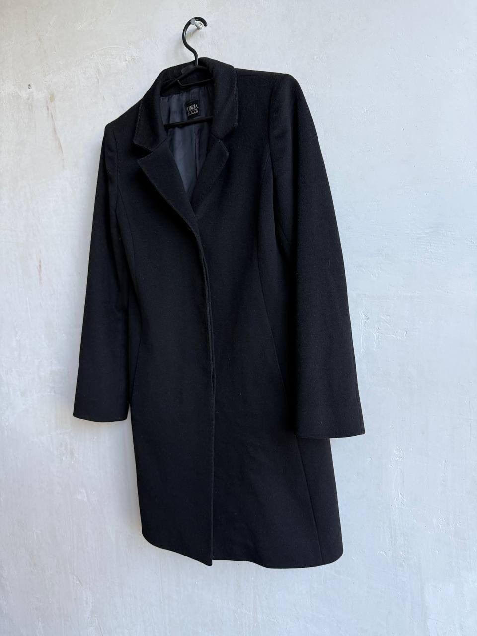Cinzia Rocca Cinzia Rocca by Loro Piana Superfine Wool Womens Black Coat Size M / US 6-8 / IT 42-44 - 3 Thumbnail