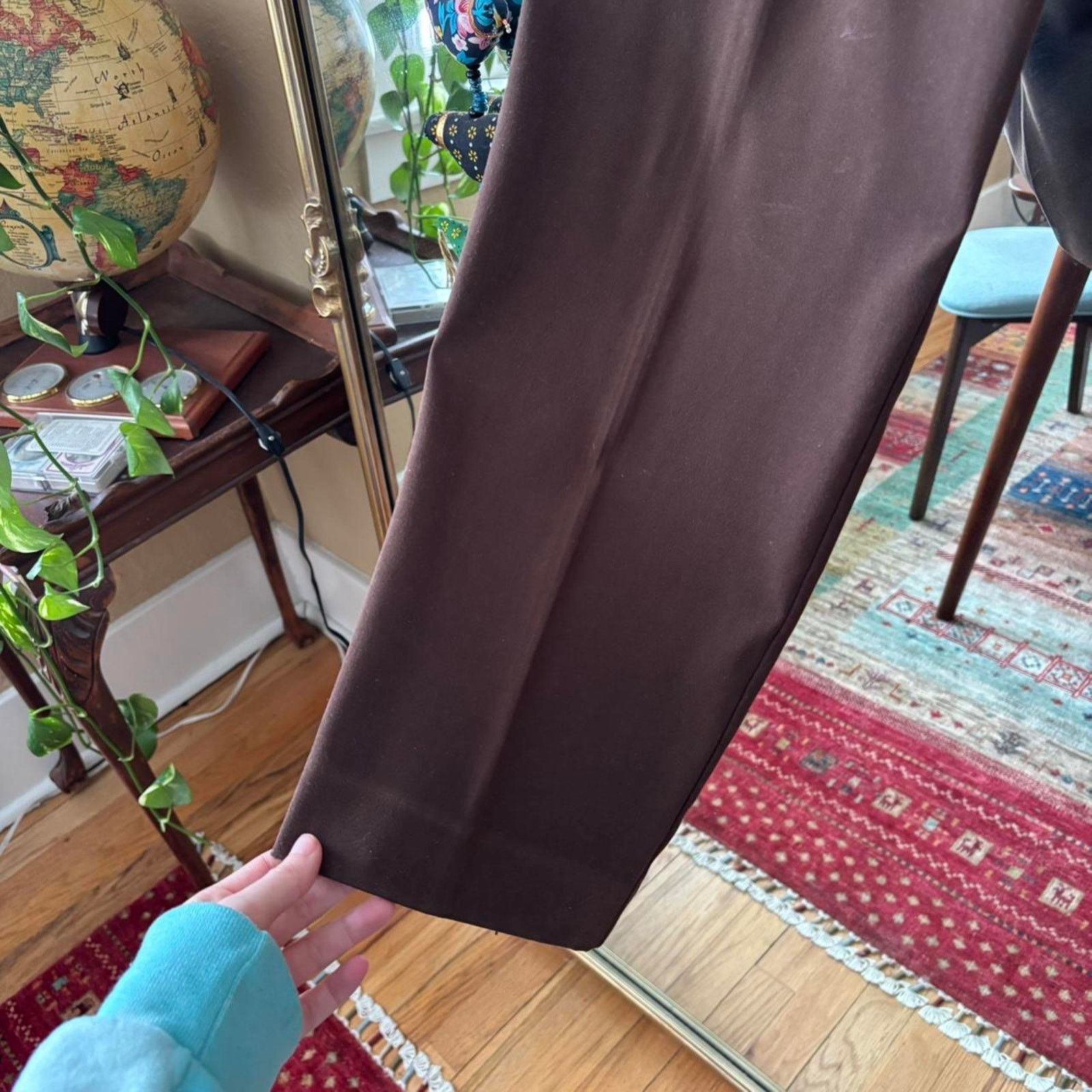 Harve Benard Vintage Harvé Benard by Benard Hoitzman Brown Trousers 8P Size 30" / US 8 / IT 44 - 4 Thumbnail