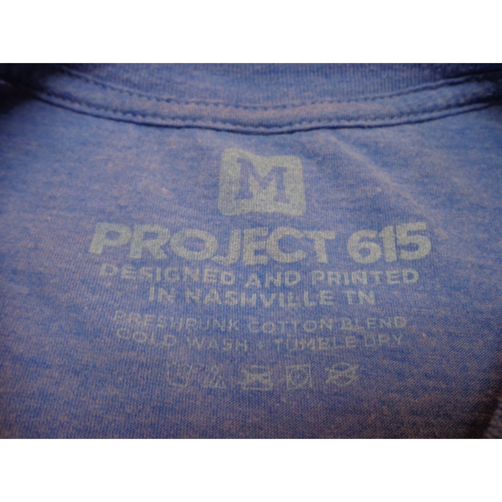 Y/Project Project 615 'For The Boys' Blue T Shirt M Mens Short Sleeve Crew Neck Cotton Size M Size US M / EU 48-50 / 2 - 3 Thumbnail