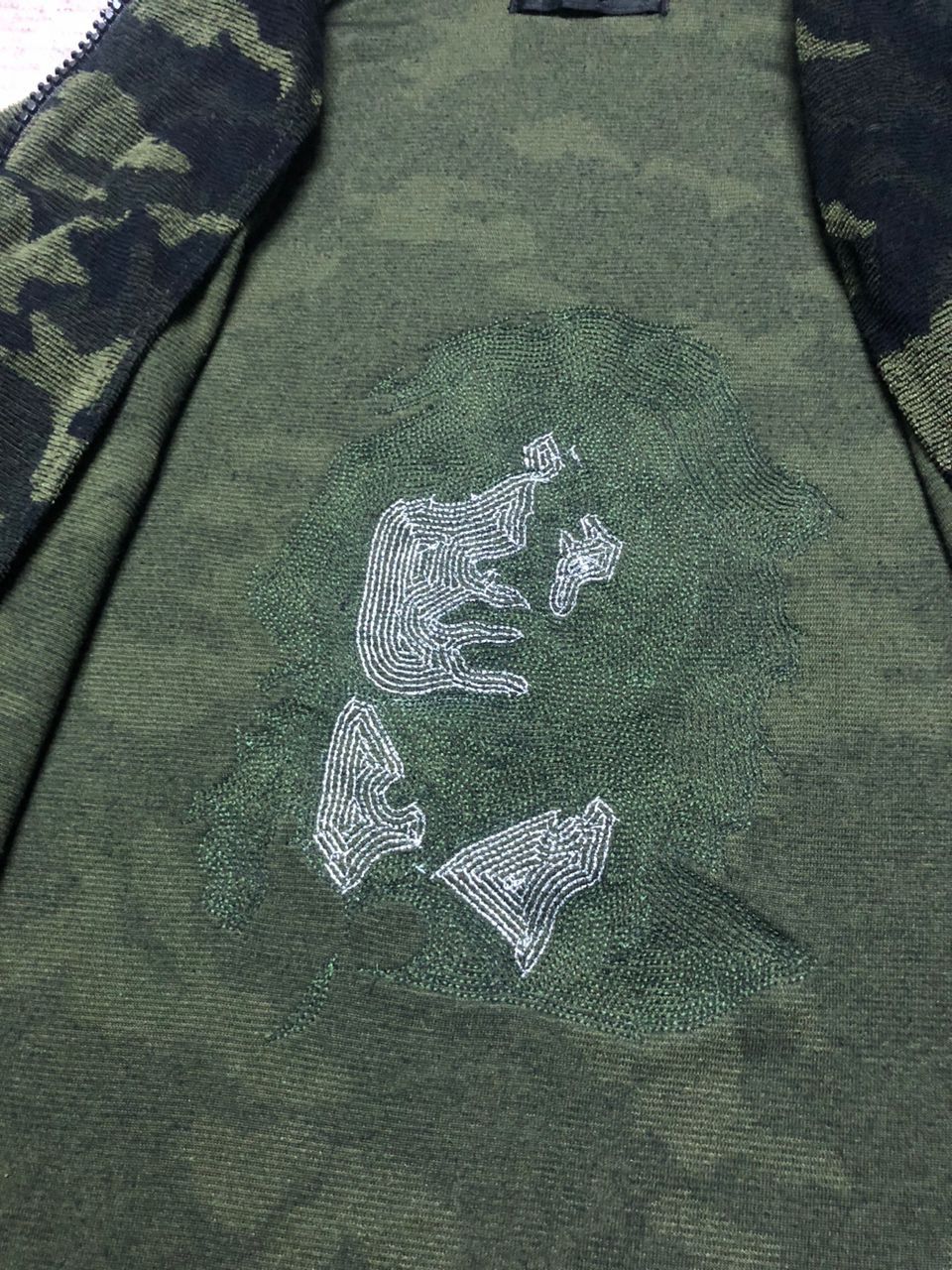 Japanese Brand Dartin Bonarpato Camouflage Hoodie Full Zip Velvet Size US M / EU 48-50 / 2 - 11 Thumbnail