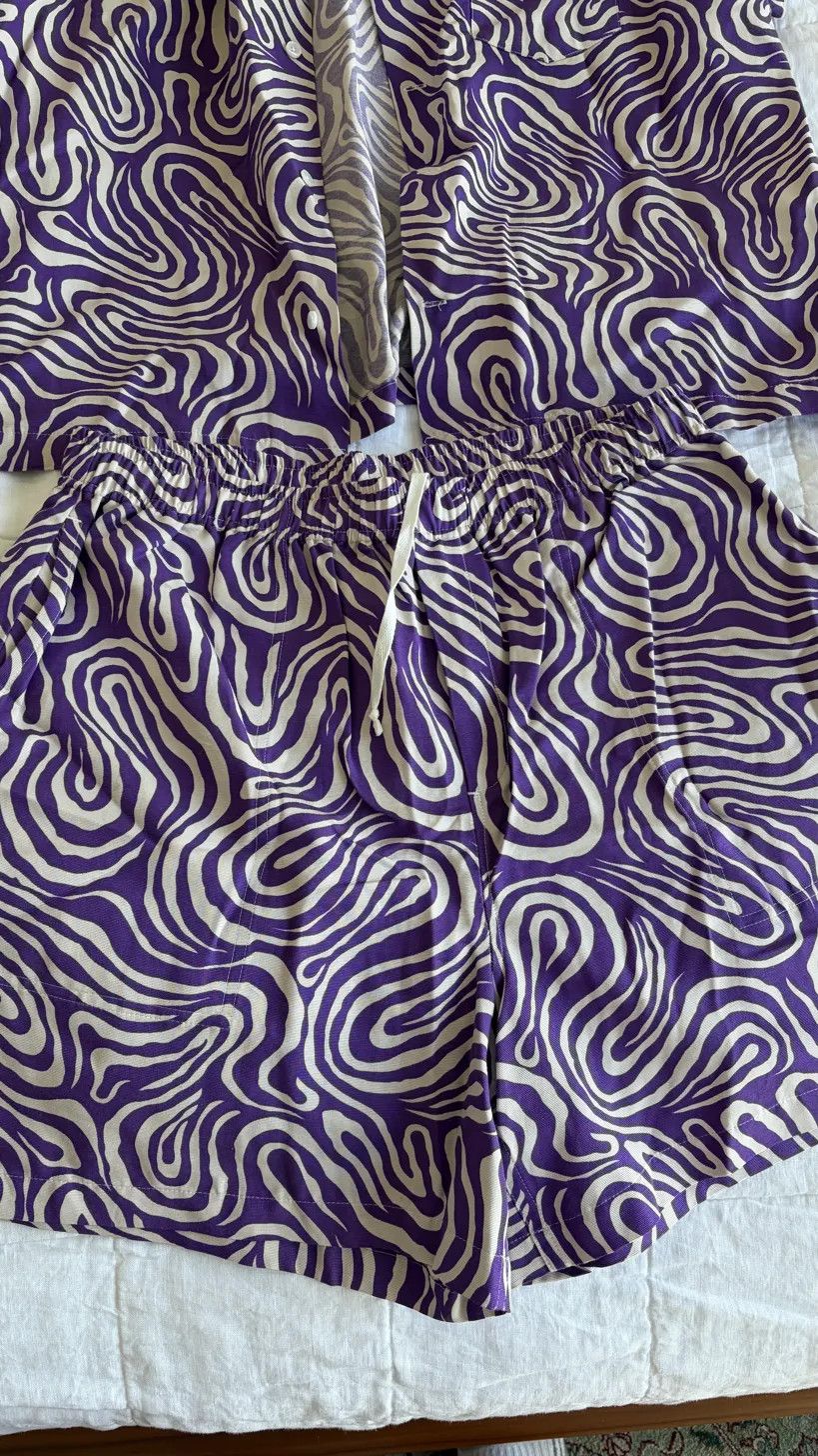 Bode Bode Mystic Waves Rugby Shorts — size XL/XXL Size US 38 / EU 54 - 2 Thumbnail