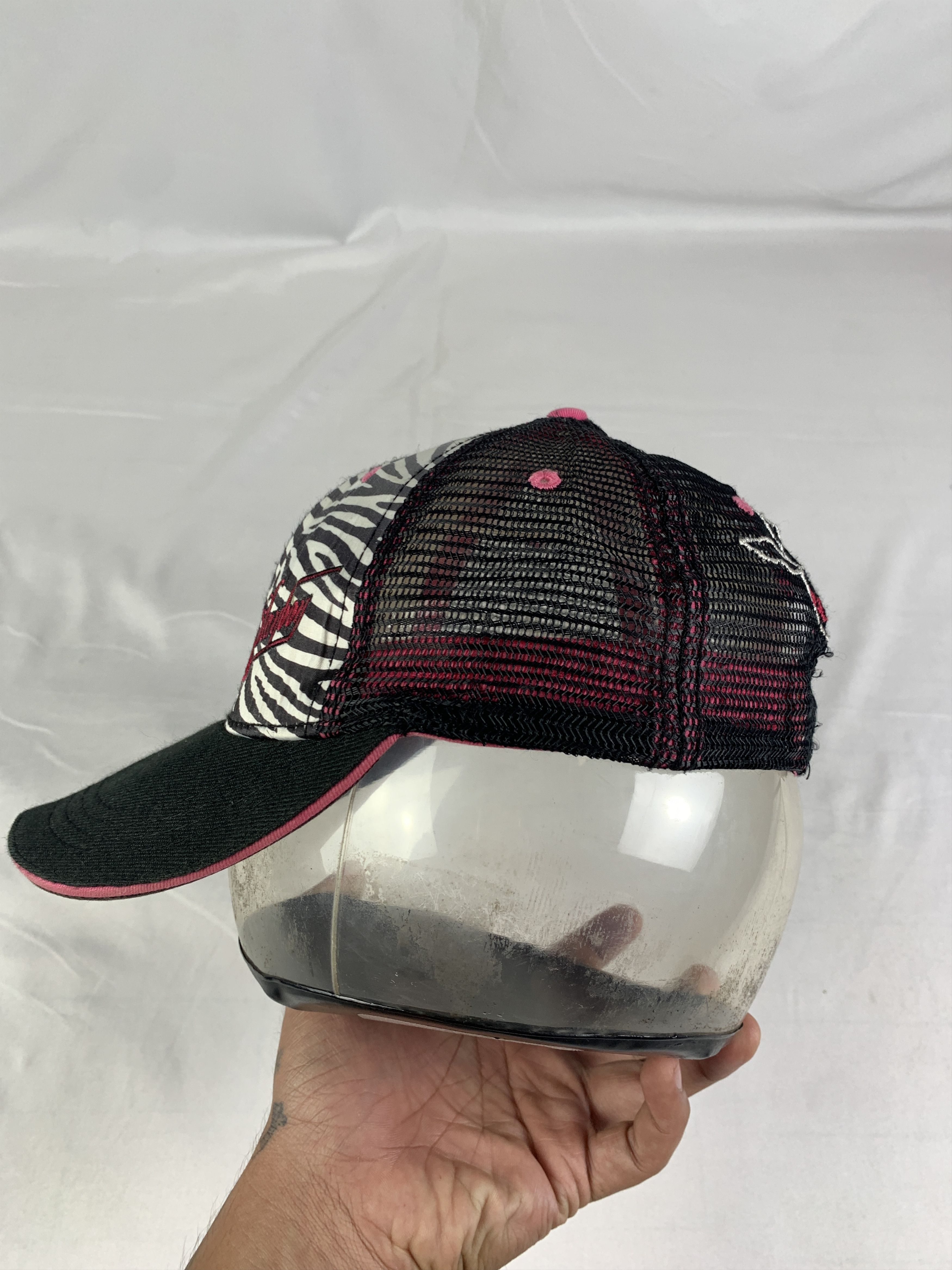 Playboy Playboy Zebra Rhinestones Trucker Hat (OSFA) Size ONE SIZE - 2 Thumbnail