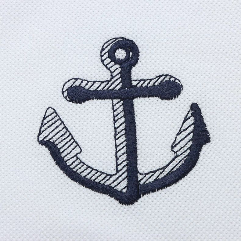 Thom Browne Thom Browne College windship anchor embroidery polo shirt Size M / US 6-8 / IT 42-44 - 5 Thumbnail
